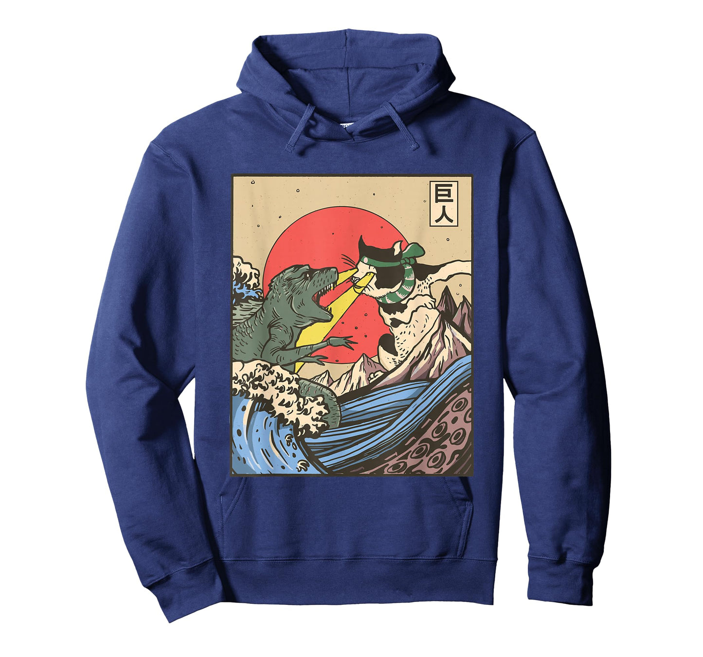TRex Vs Cat Japanese T-Shirt