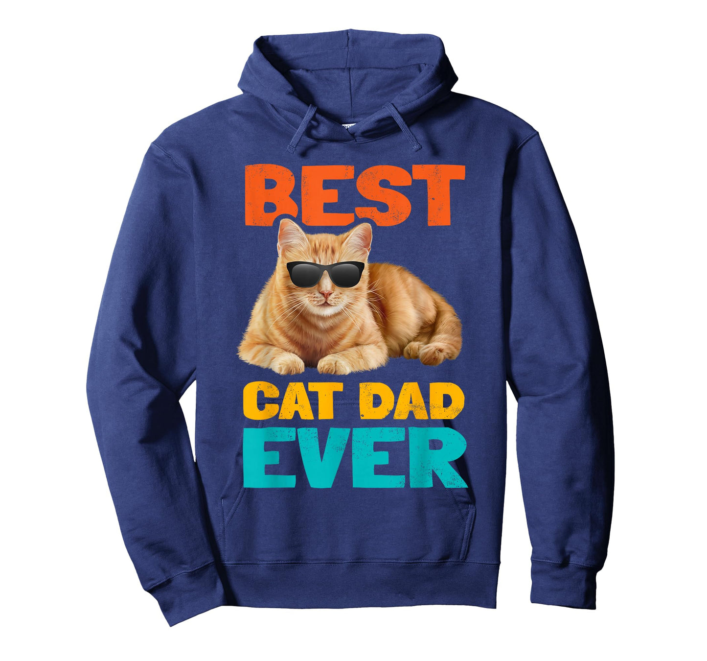 Best Cat Dad Ever Funny Cat Owner Tabby Birthday Fathers Day T-Shirt