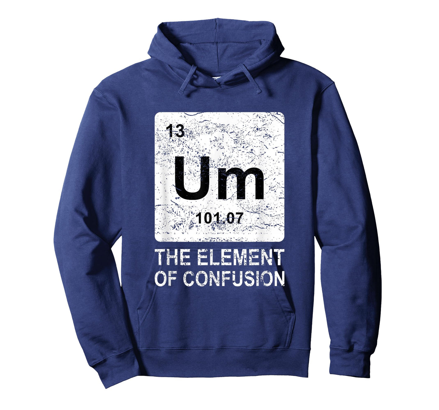 Um Element of Confusion Nerdy Humor Tee Men Funny Chemistry T-Shirt Small