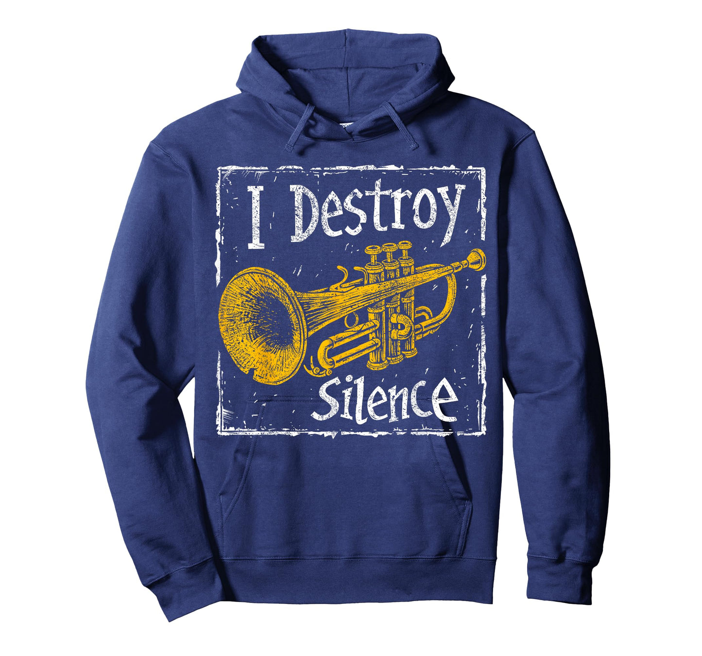 Trumpet Player - I Destroy Silence - Trumpet T-Shirt
