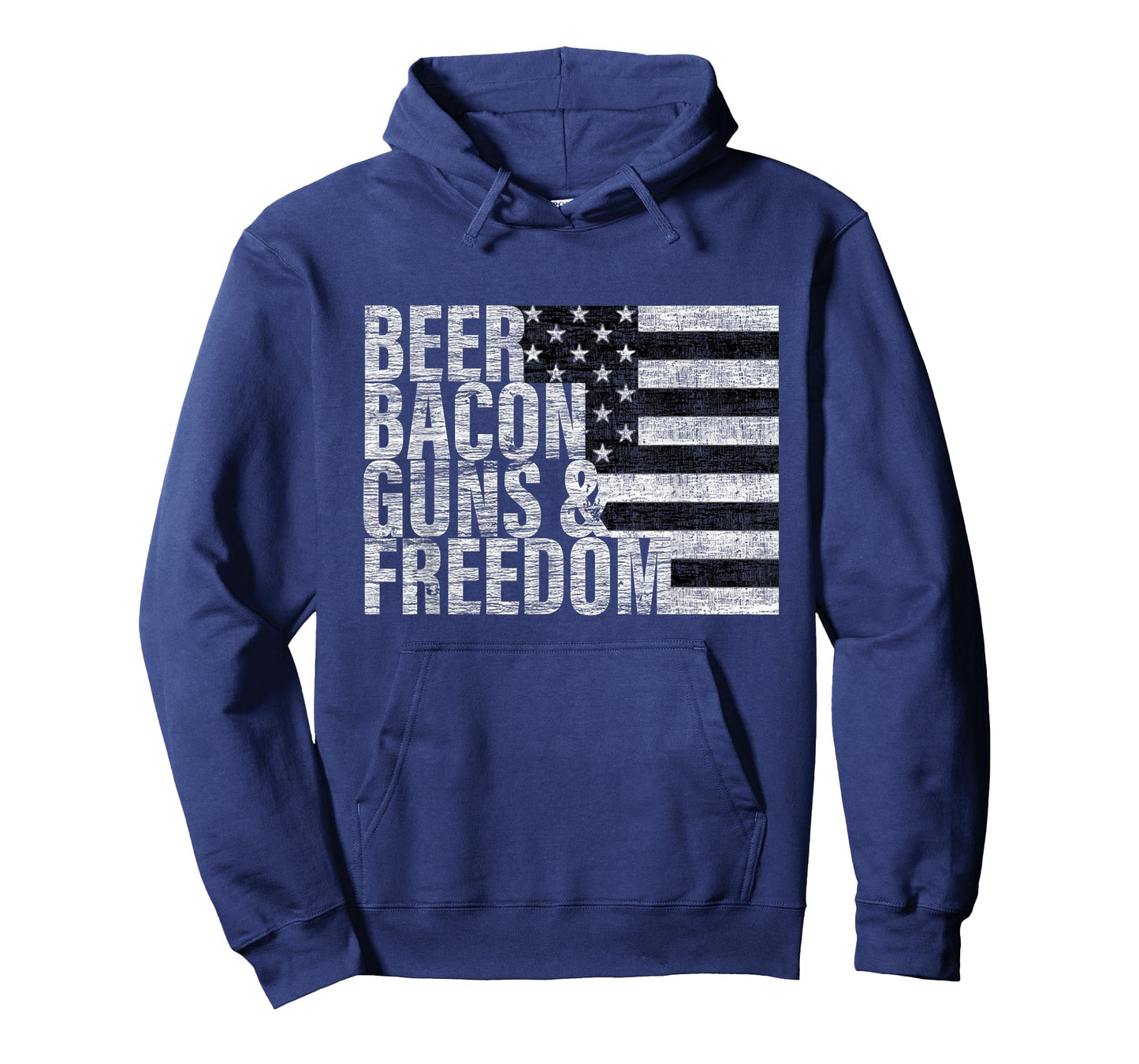 Beer Bacon Guns & Freedom T-shirt Flag Tee T-Shirt