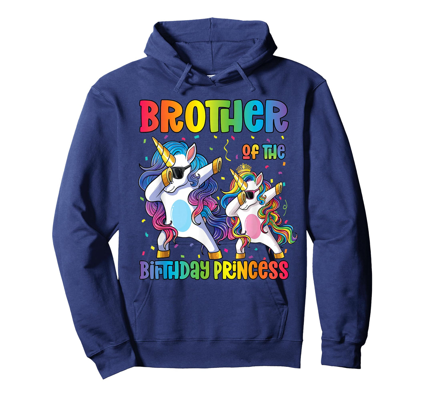 Brother of the Birthday Princess Shirt Dabbing Unicorn T-Shirt