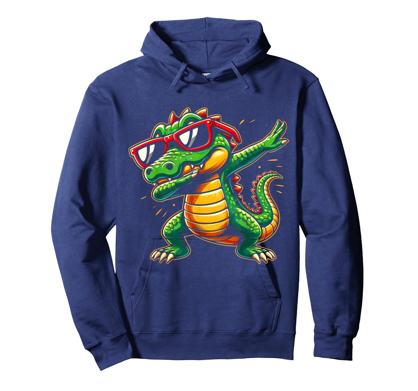 Dabbing Crocodile With Sunglasses Alligator Animal Dancing T-Shirt
