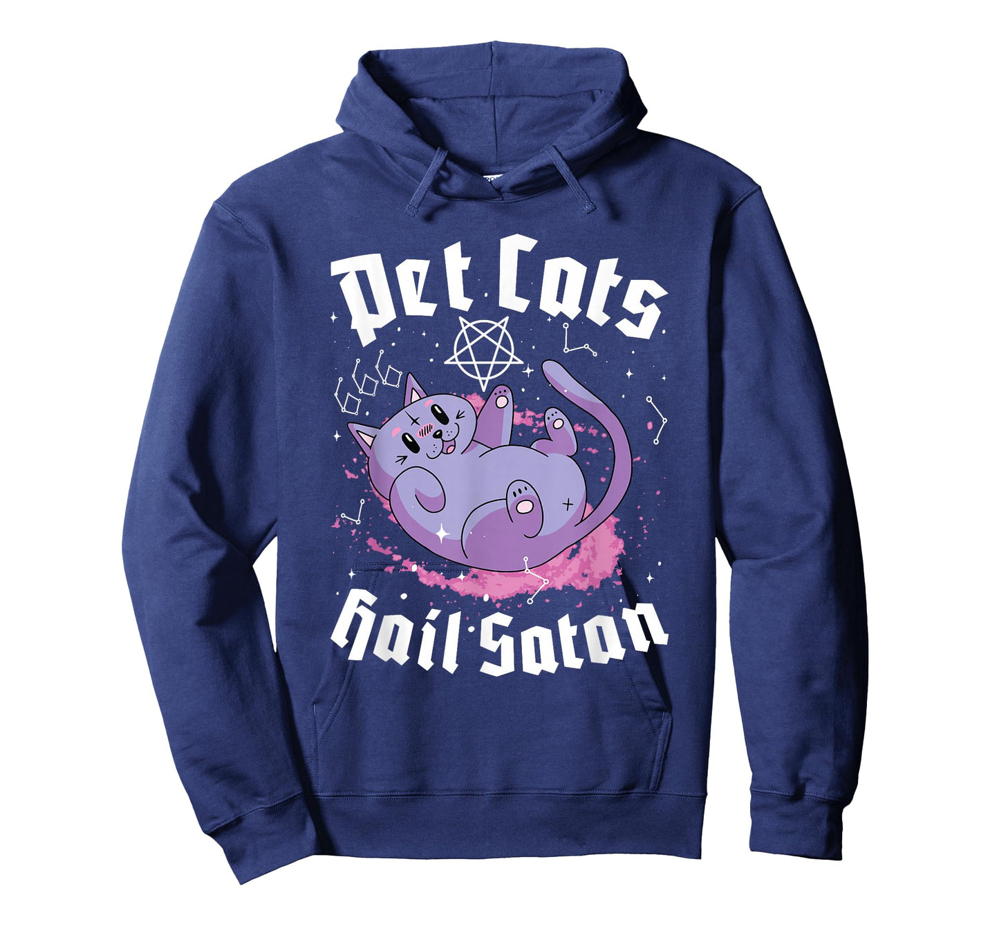 Pet Cats Hail Satan Kawaii Satanic Cat Astrology Witchcraft T-Shirt