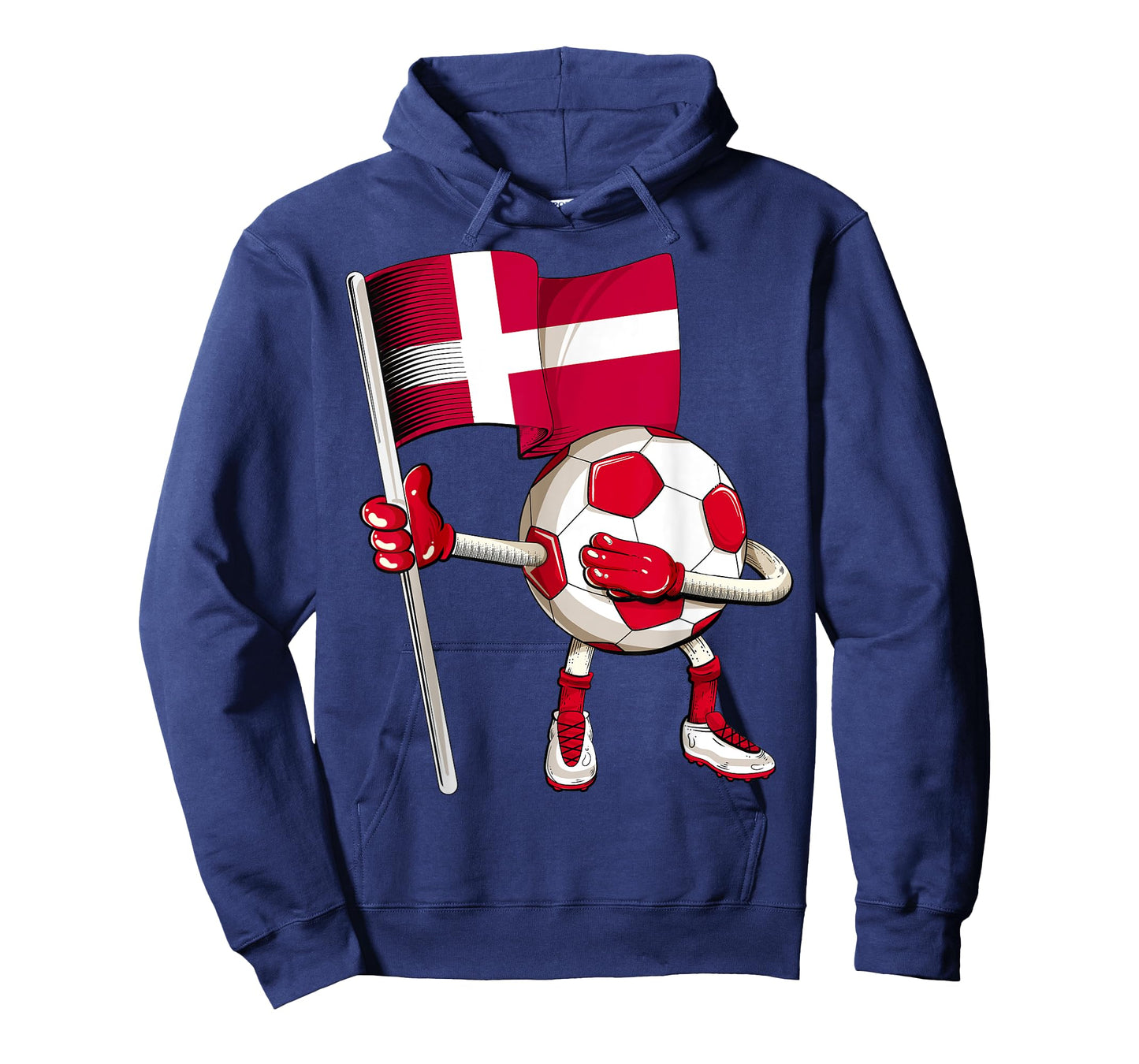 Denmark Soccer Jersey Danish Flag Football Dab Funny T-Shirt