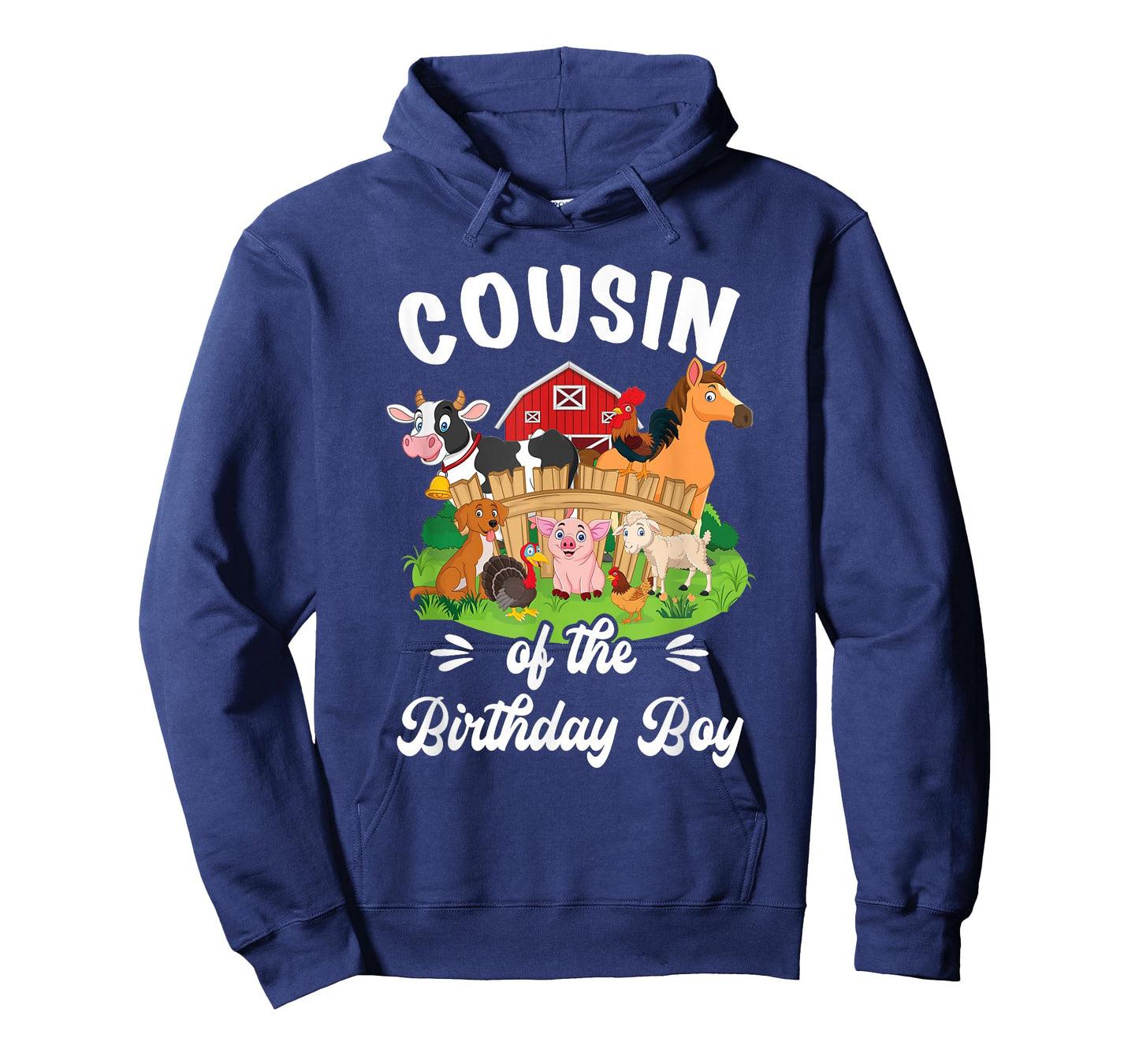 Cousin Of The Birthday boy Party Cow Farm 1St Birthday Party T-Shirt
