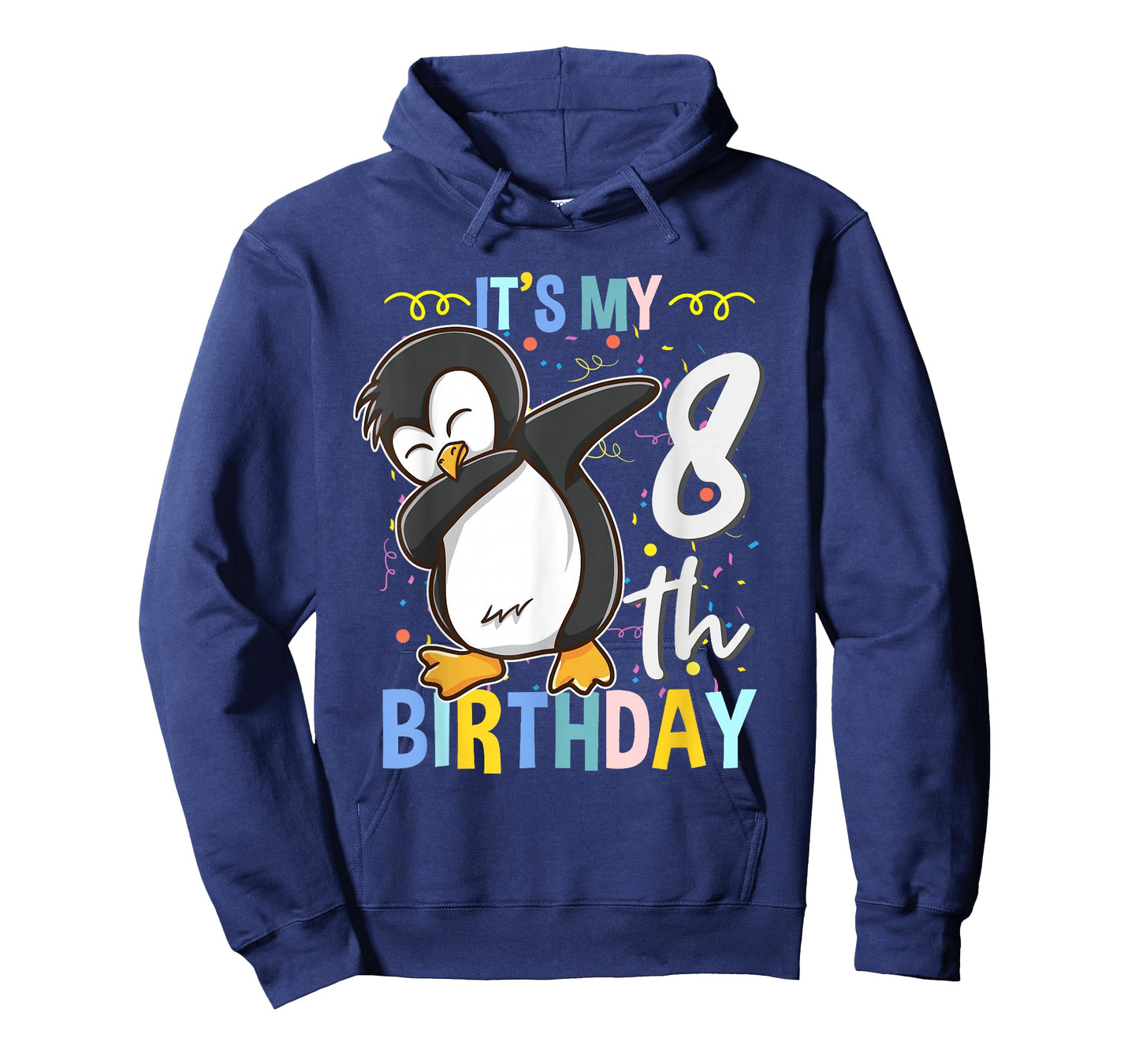 Its My 8th Birthday Dabbing Penguin T-Shirt