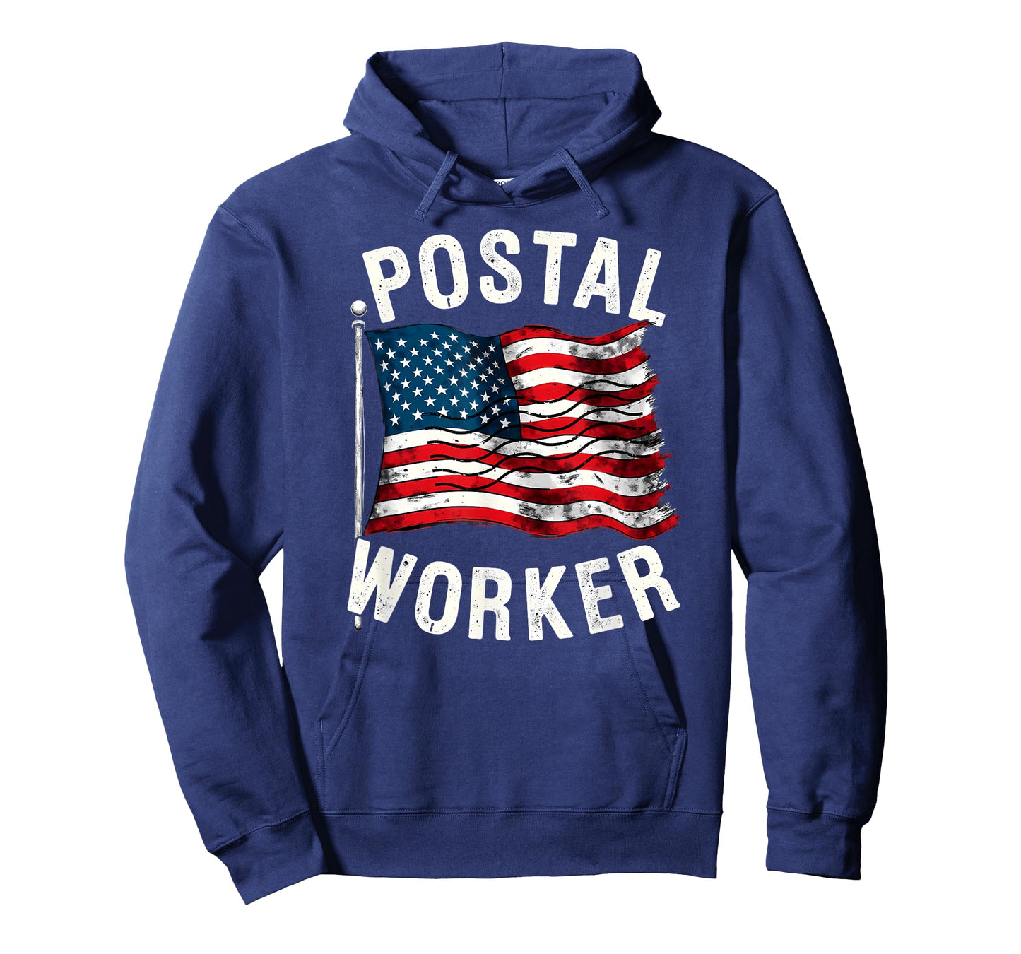Patriotic American Flag Postal Worker T-Shirt