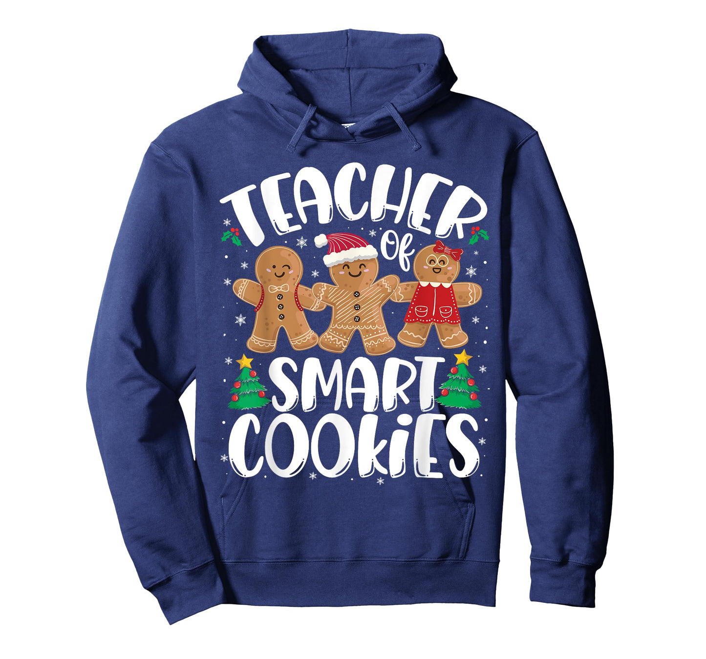 Christmas Teacher Of Smart Cookies Funny Cute Gingerbread T-Shirt
