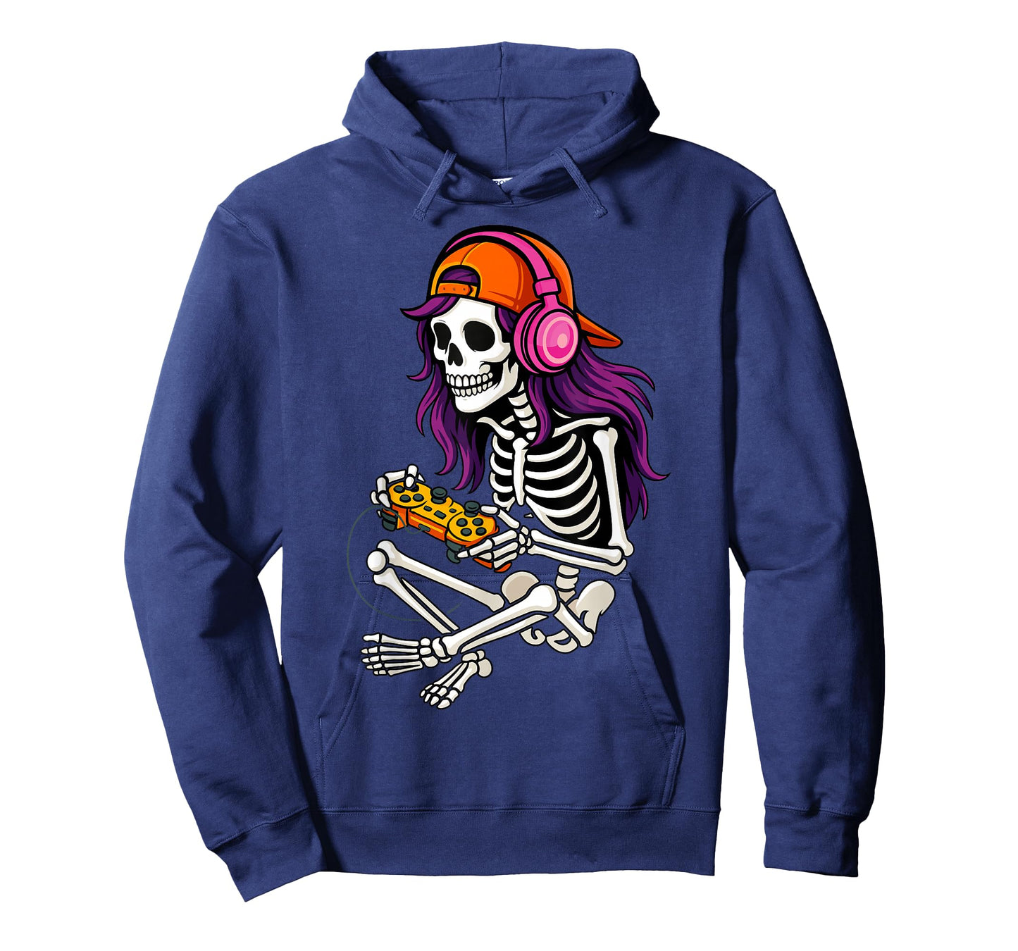 Skeleton Girl Gamer Funny Halloween Costume Spooky Gaming T-Shirt