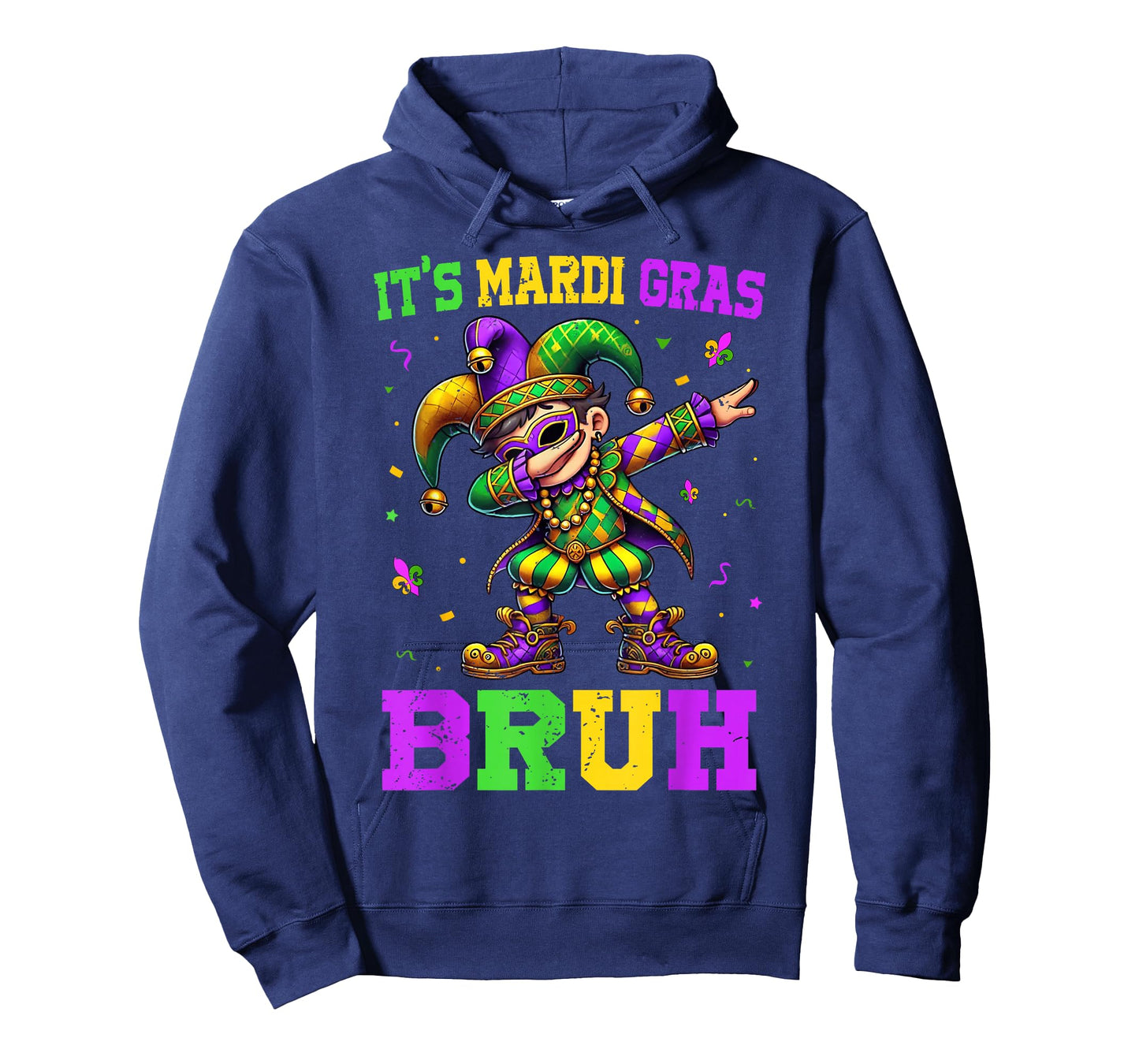 It's Mardi Gras Bruh Dabbing Boy Kids New Orleans Trip Men T-Shirt