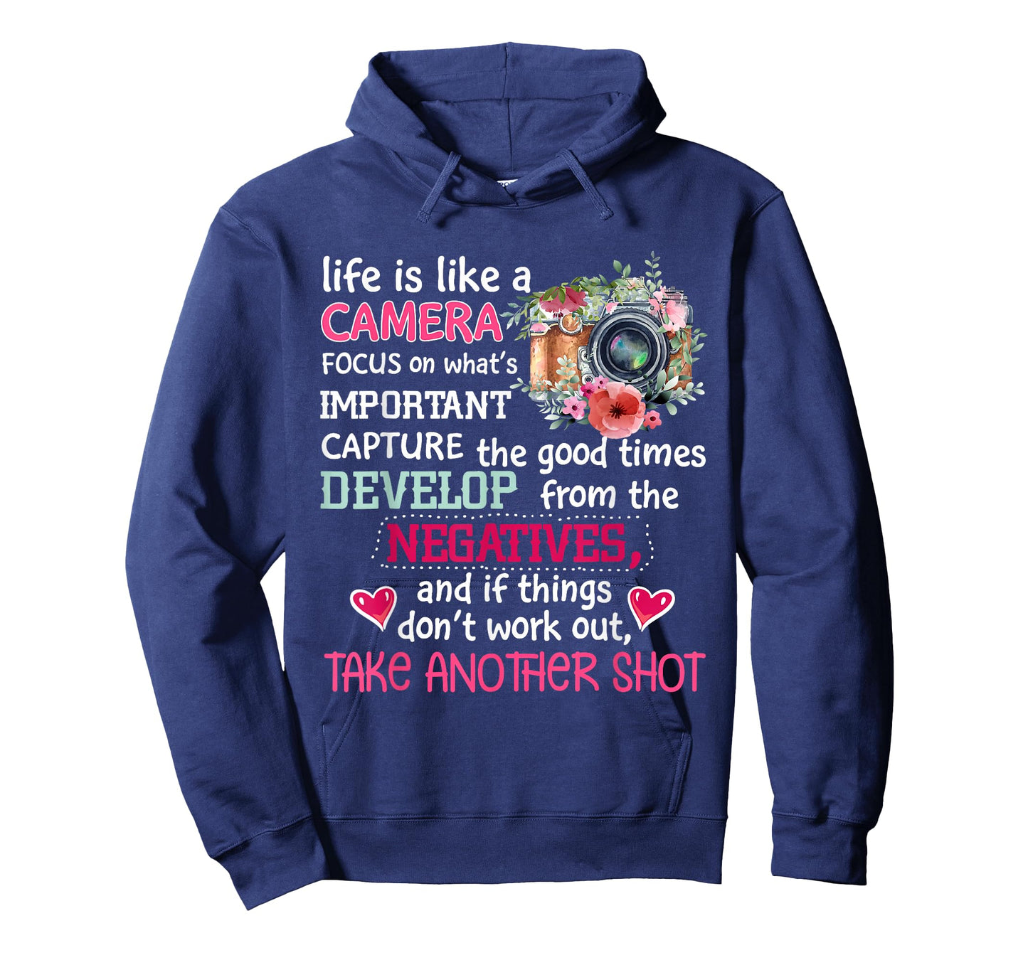Photographer Photography Cute Life Is Like A Camera T-Shirt
