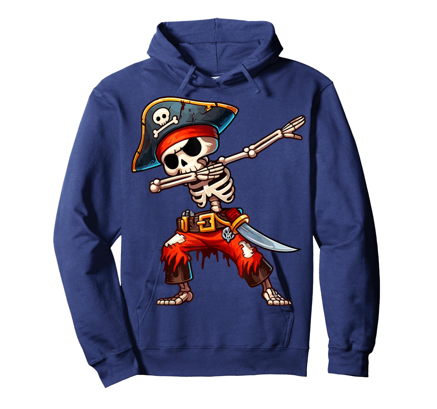 Dabbing Skeleton Pirate Halloween Kids Pirate T-Shirt