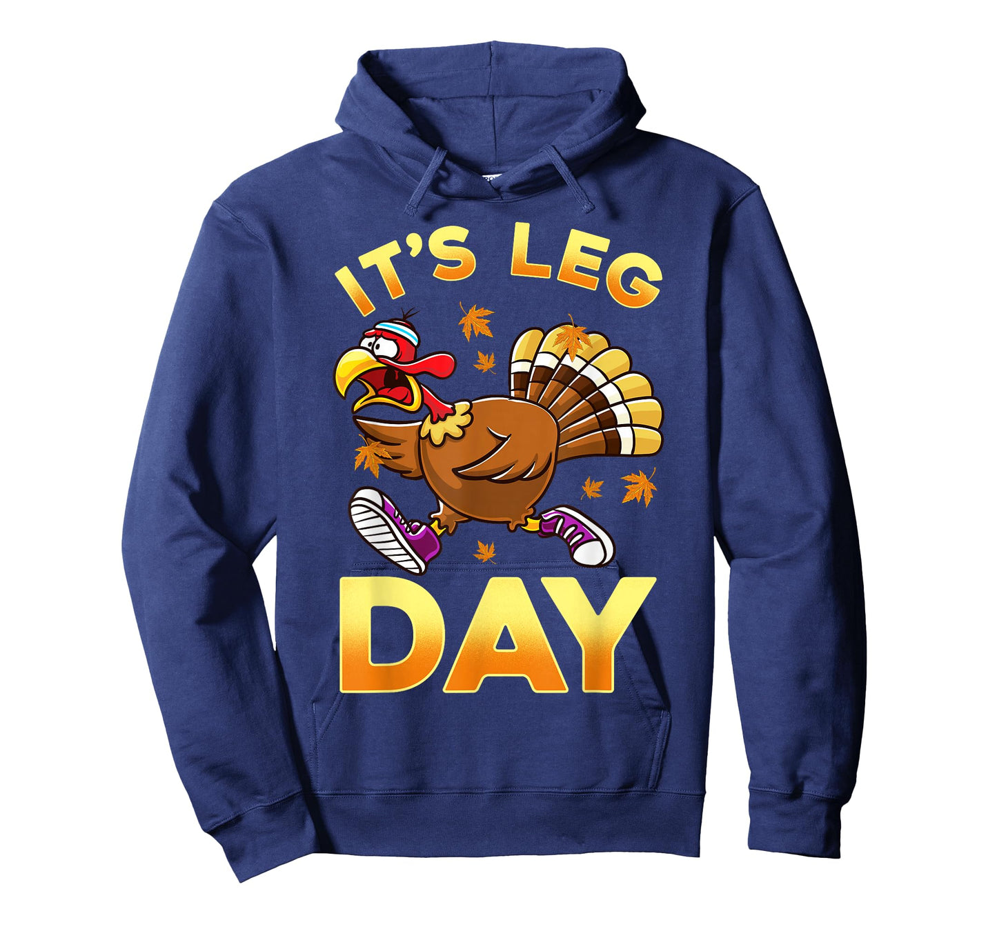 Cute Thanksgiving Design Co. It's Leg Day Funny Exercise Workout Thanksgiving Turkey T-Shirt