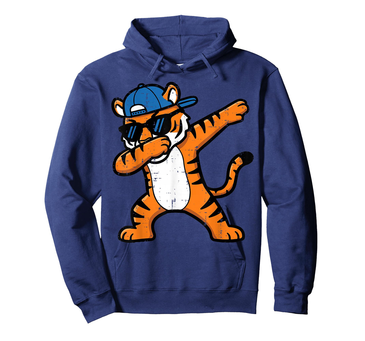 Dabbing Tiger Cap Funny Girls Boys Youth Teen Kids Men T-Shirt