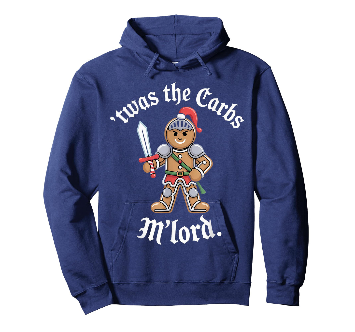 Christmas Humor Funny 'TWAS The Carbs, M'Lord Gingerbread T-Shirt