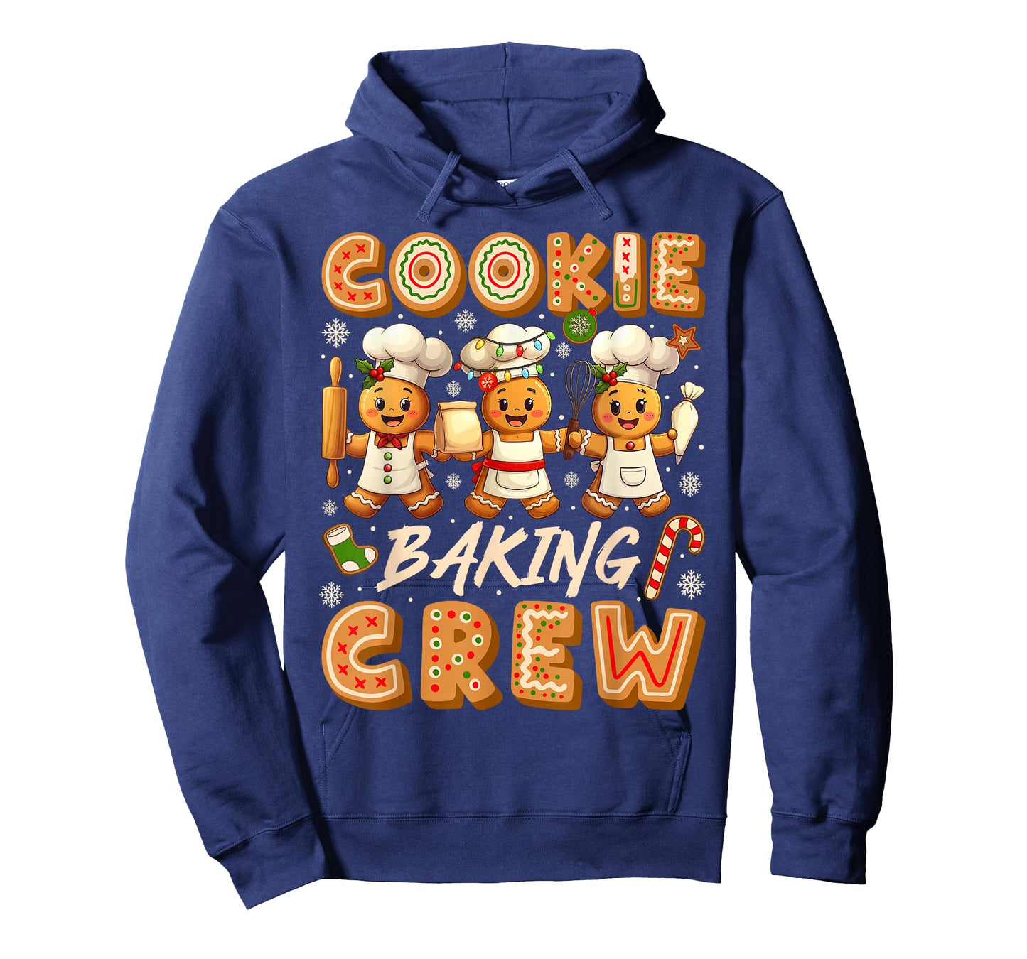 Cookie Baking Crew Christmas Funny Gingerbread Lovers Kids T-Shirt