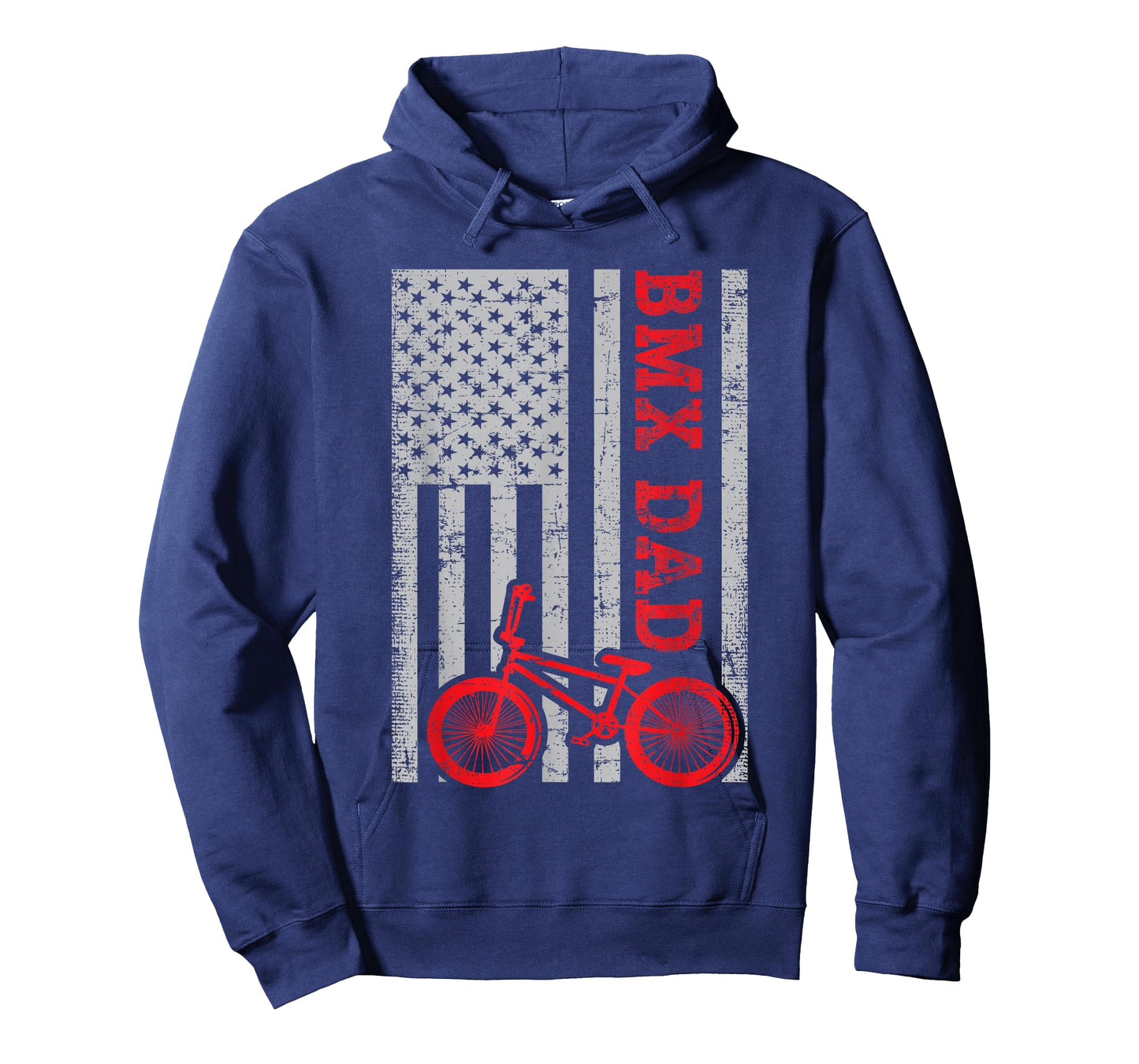BMX Dad Patriot Freestyle Bike Funny Father's Day Gift USA T-Shirt