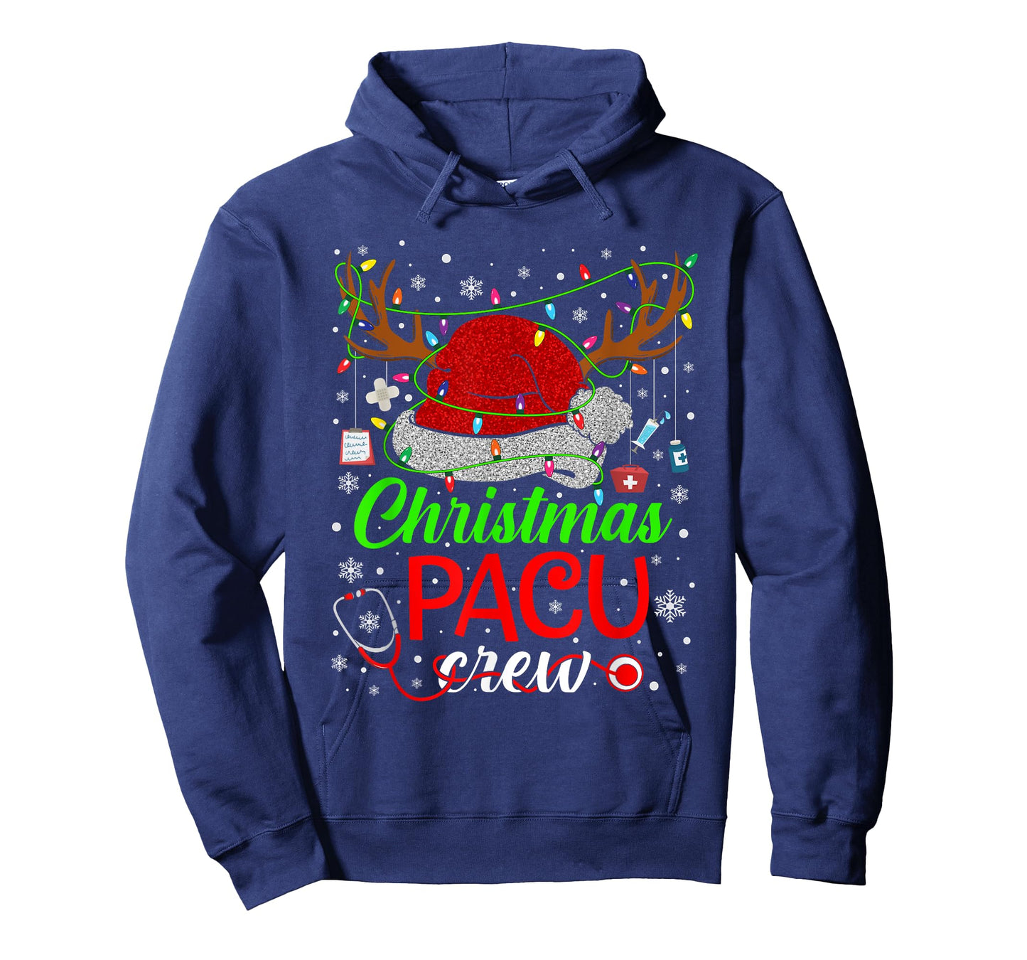 Christmas PACU Nurse Crew Santa Nurse Life Cute Xmas Pajama T-Shirt