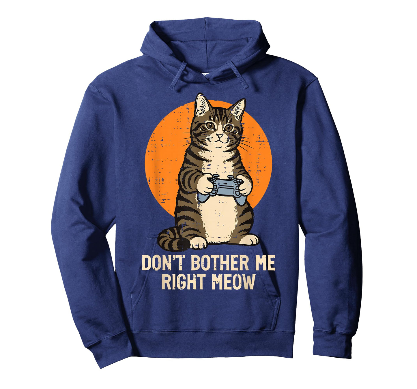 Gamer Cat Dont Bother Right Meow Funny Gaming Boys Kids Men T-Shirt