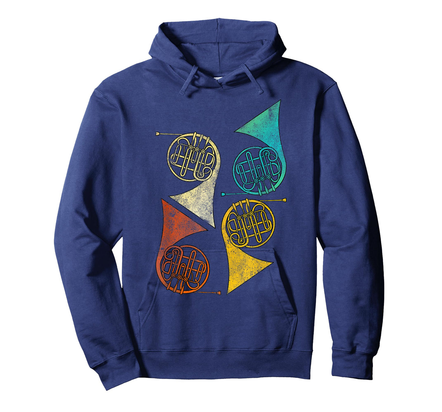 Retro French Horn Shirt - Marching Band Shirt T-Shirt