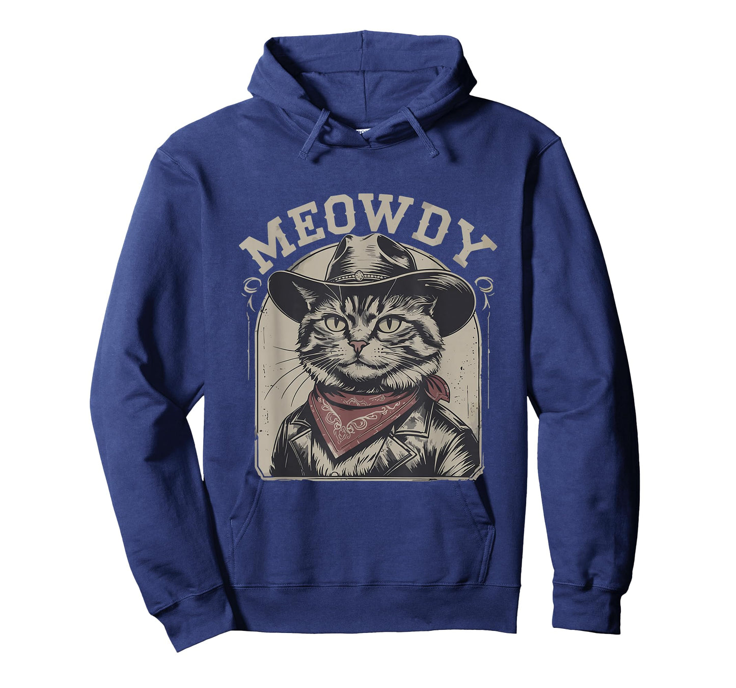 Meowdy Country Music Vintage Funny Western Cowboy Cat T-Shirt