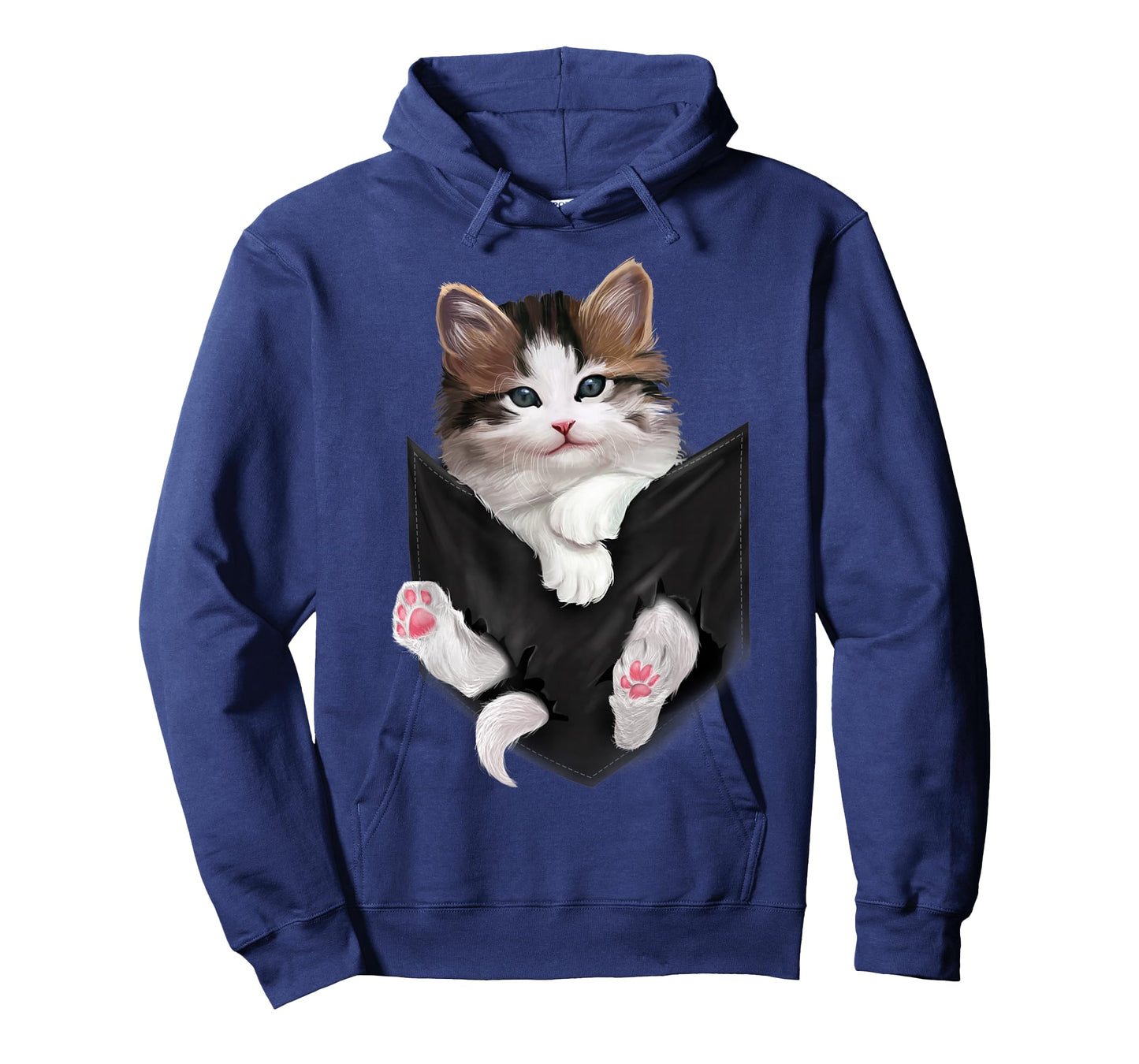 Cute White Kitty in Pocket T-Shirt Cats Tee Shirt Gifts T-Shirt