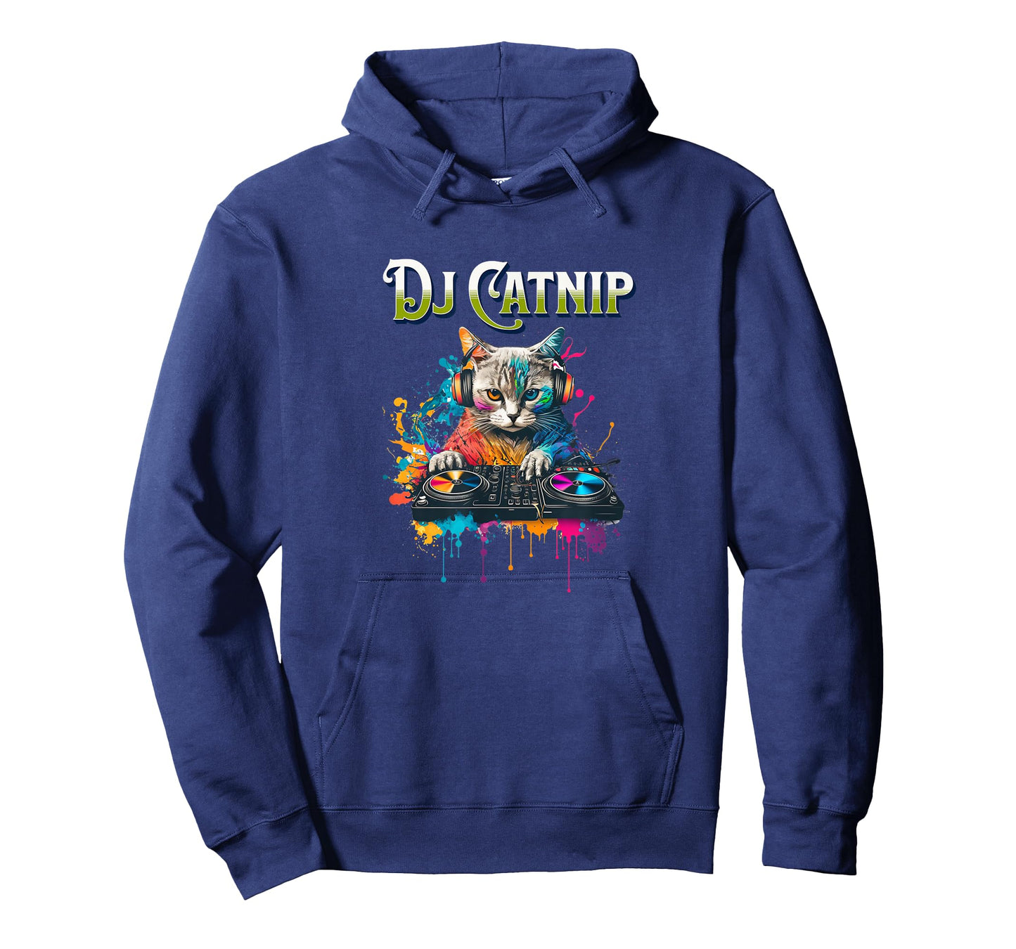 DJ Catnip - Funny Audio Wave House Music T-Shirt