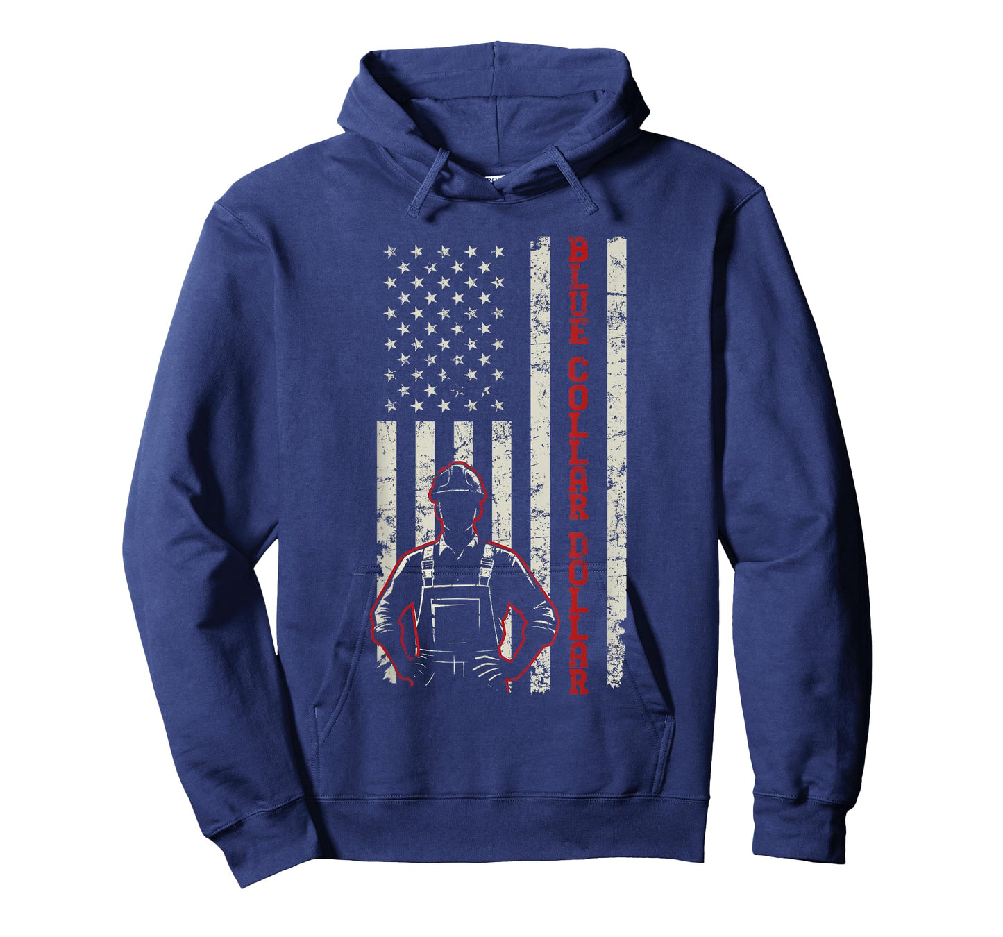 American Worker Labor Day Workwear Blue Collar Dollar T-Shirt