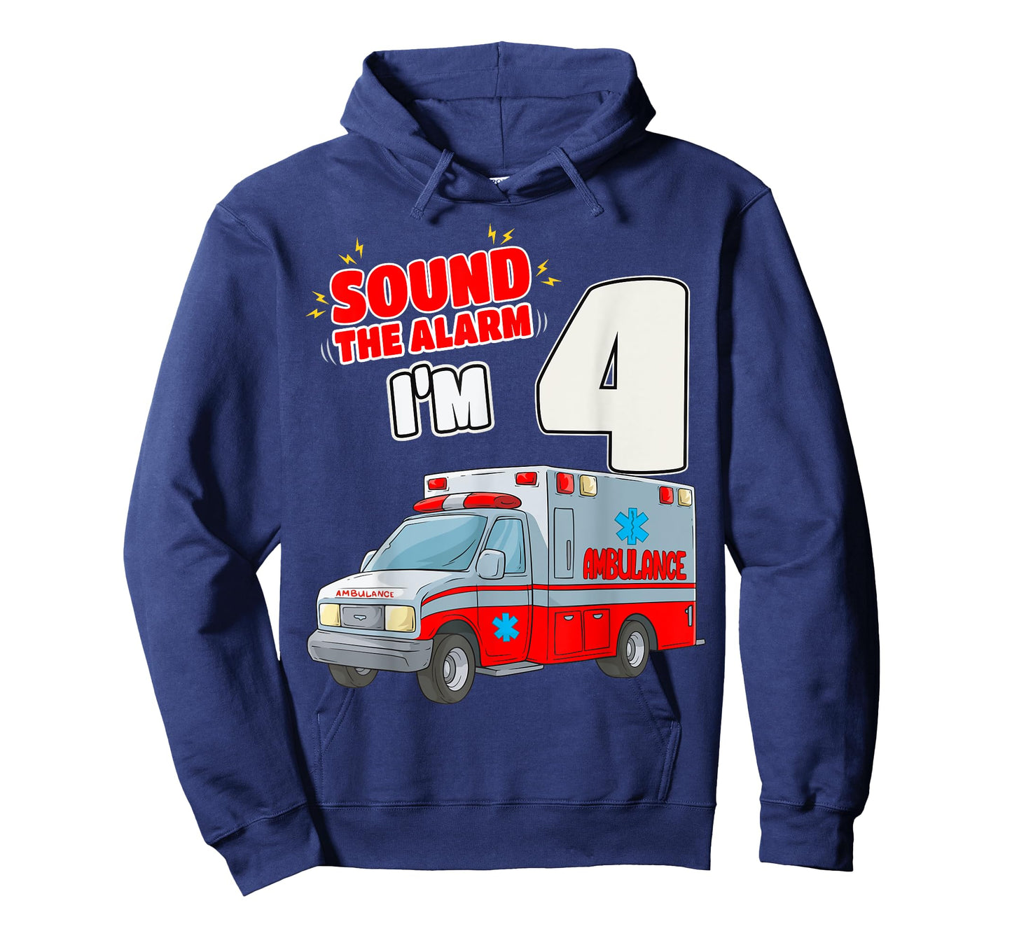 4th Birthday Medical Ambulance EMT 4 Years Old EMS Paramedic T-Shirt