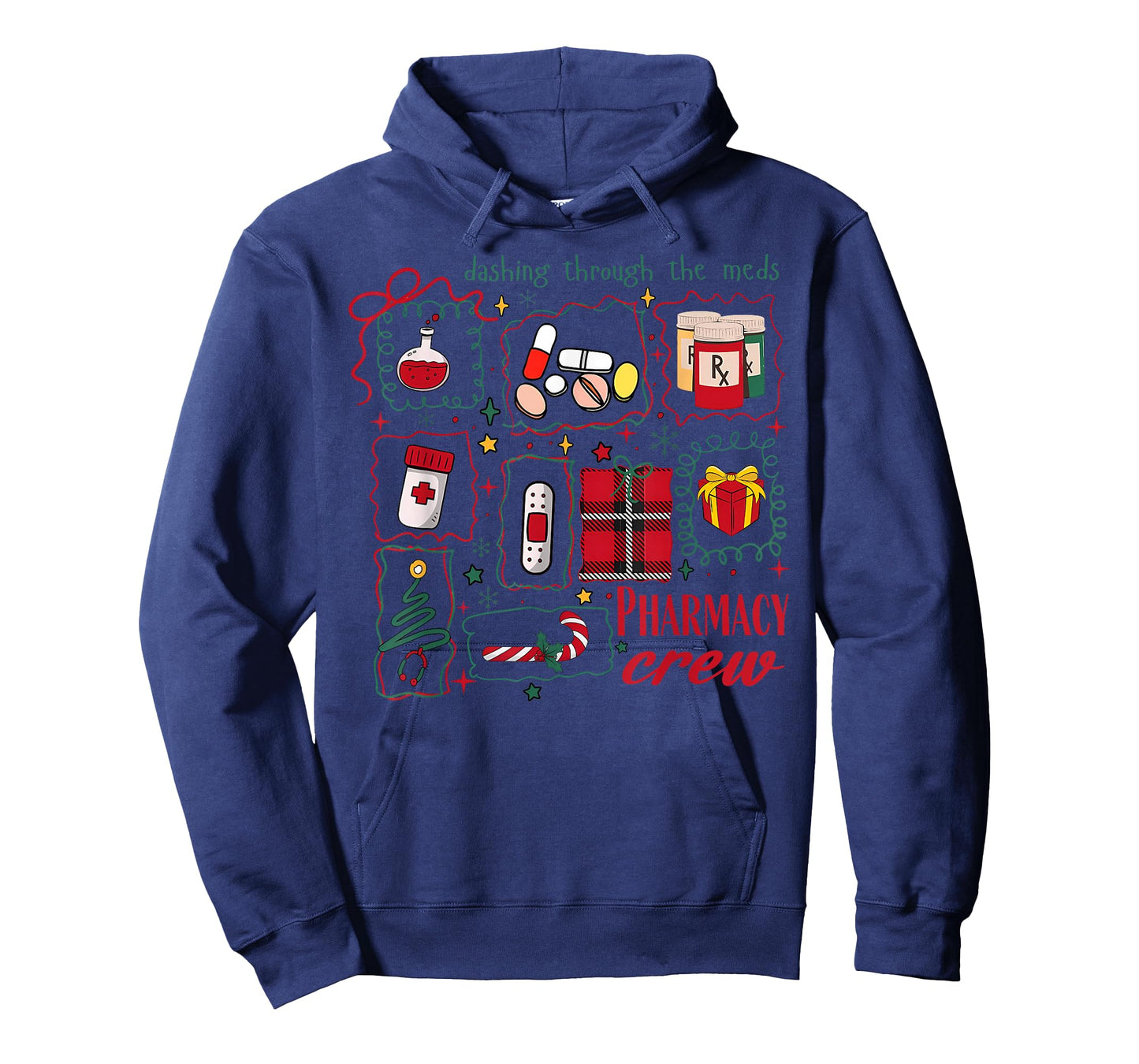 Coquette Cute Christmas Pharmacy Crew Nurse Medical CPhT T-Shirt