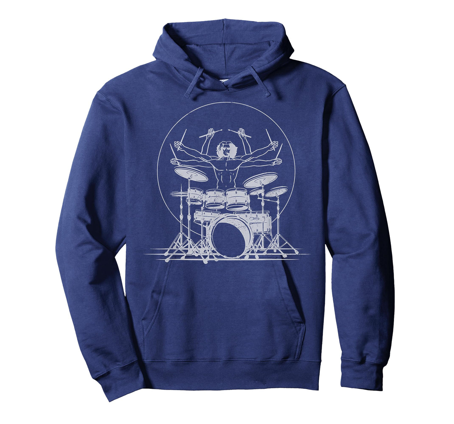 Vitruvian Man Drum Shirt Da Vinci Drummer Gift T-Shirt