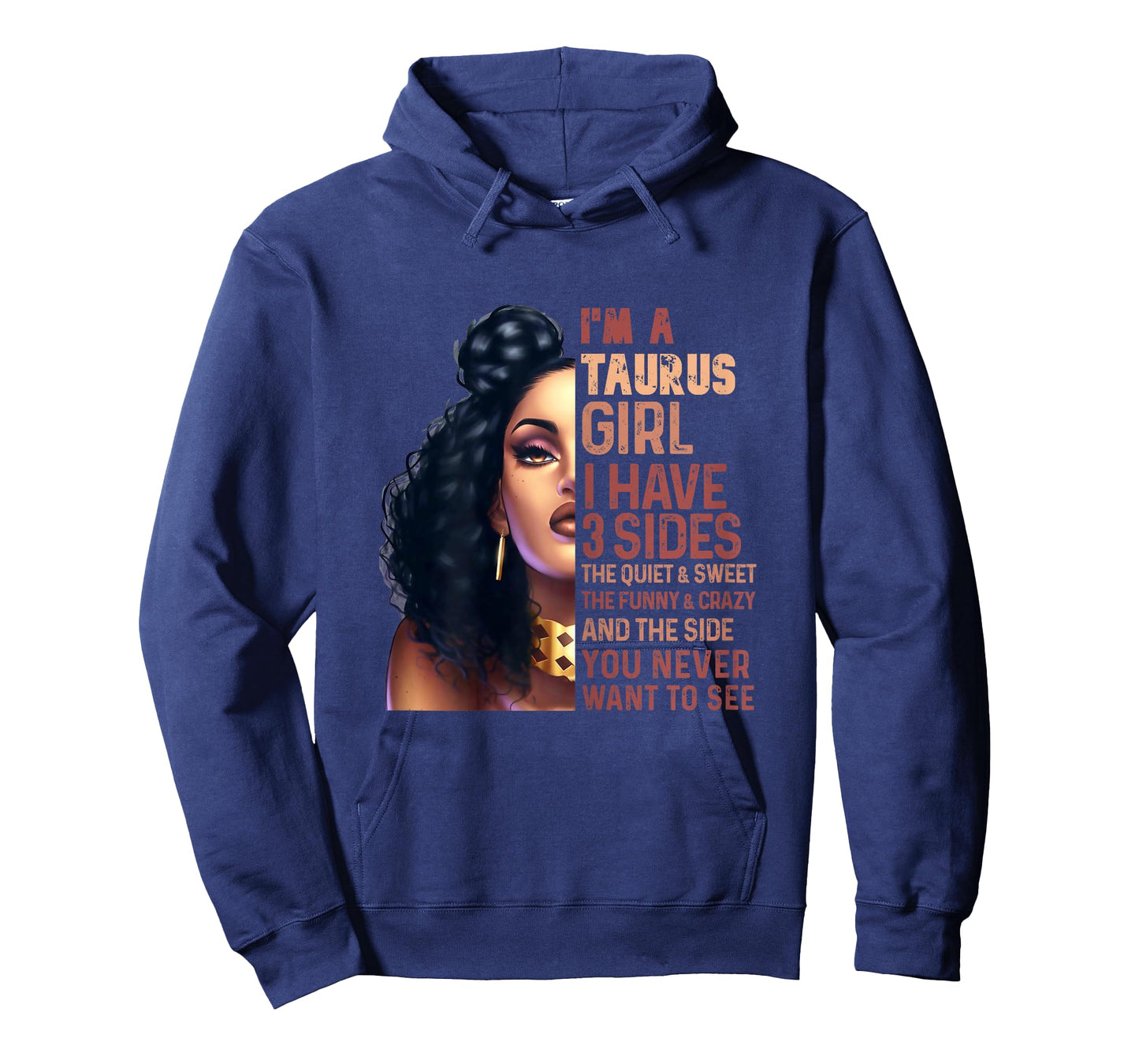I Have 3 Side Taurus Girl Cool Zodiac Astrology Star Sign T-Shirt