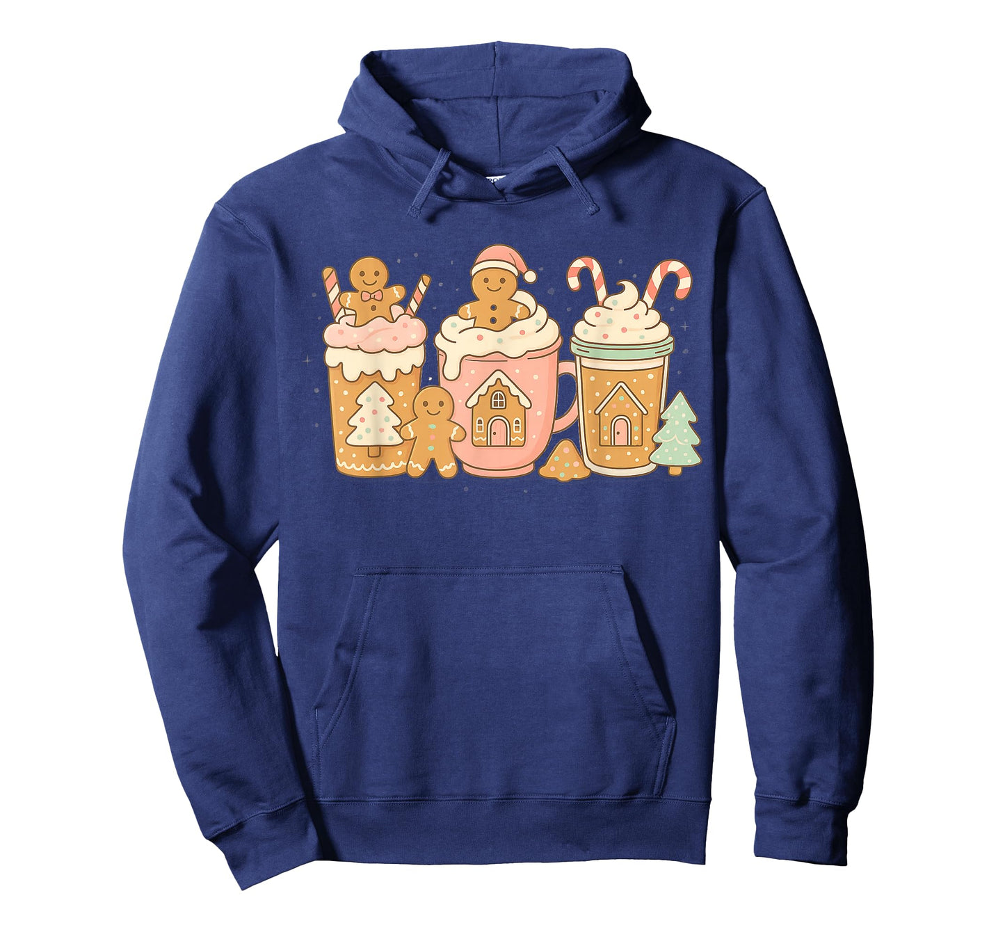 Cute Gingerbread Christmas Cookie Hot Cocoa Merry Xmas T-Shirt