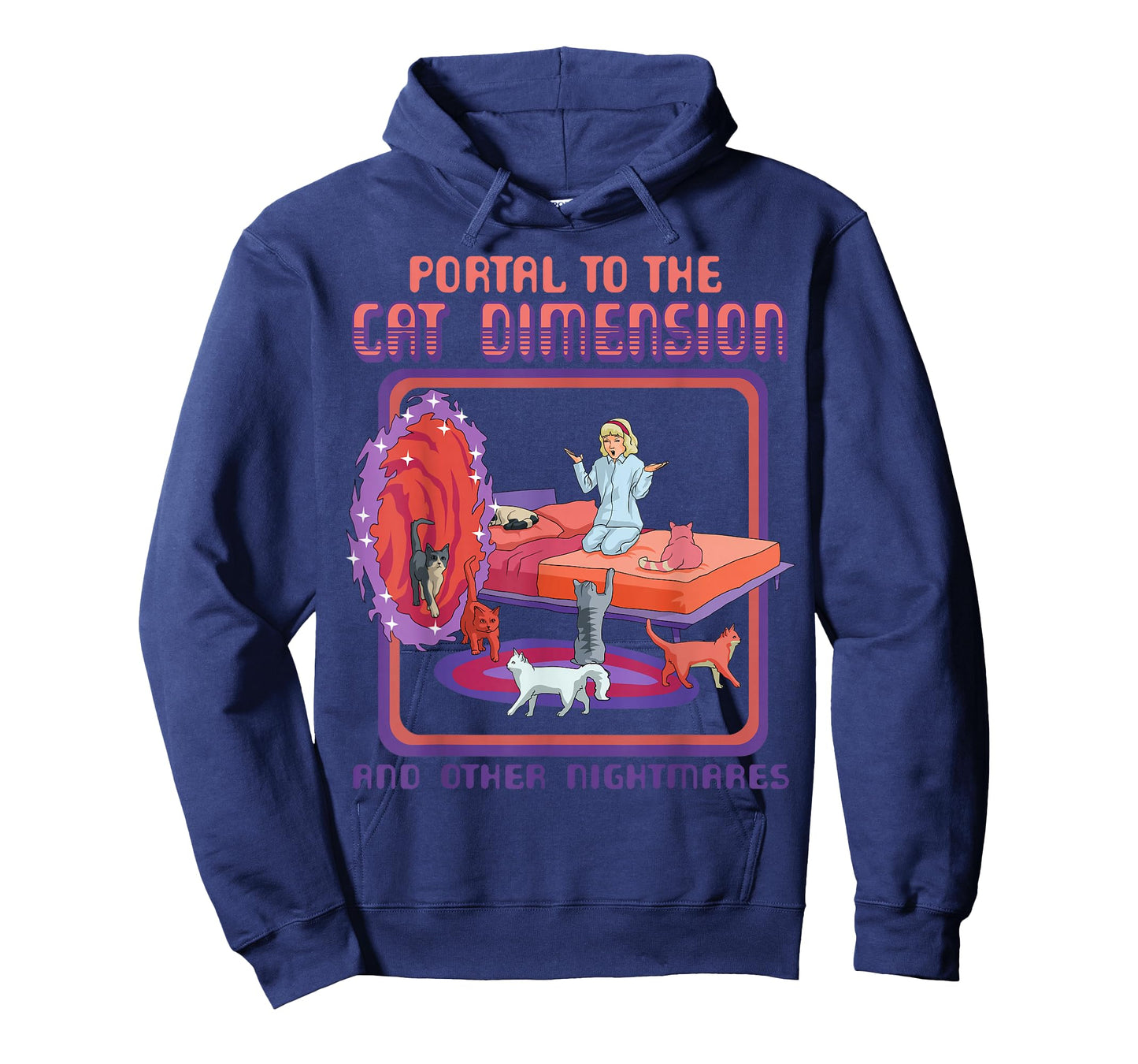 Portal To The Cat Dimension Funny Cat Kitten Lover Men Women T-Shirt