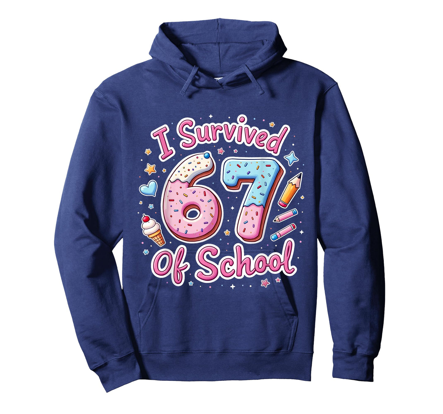 I Survived 67 Days of School Teachers Students T-Shirt