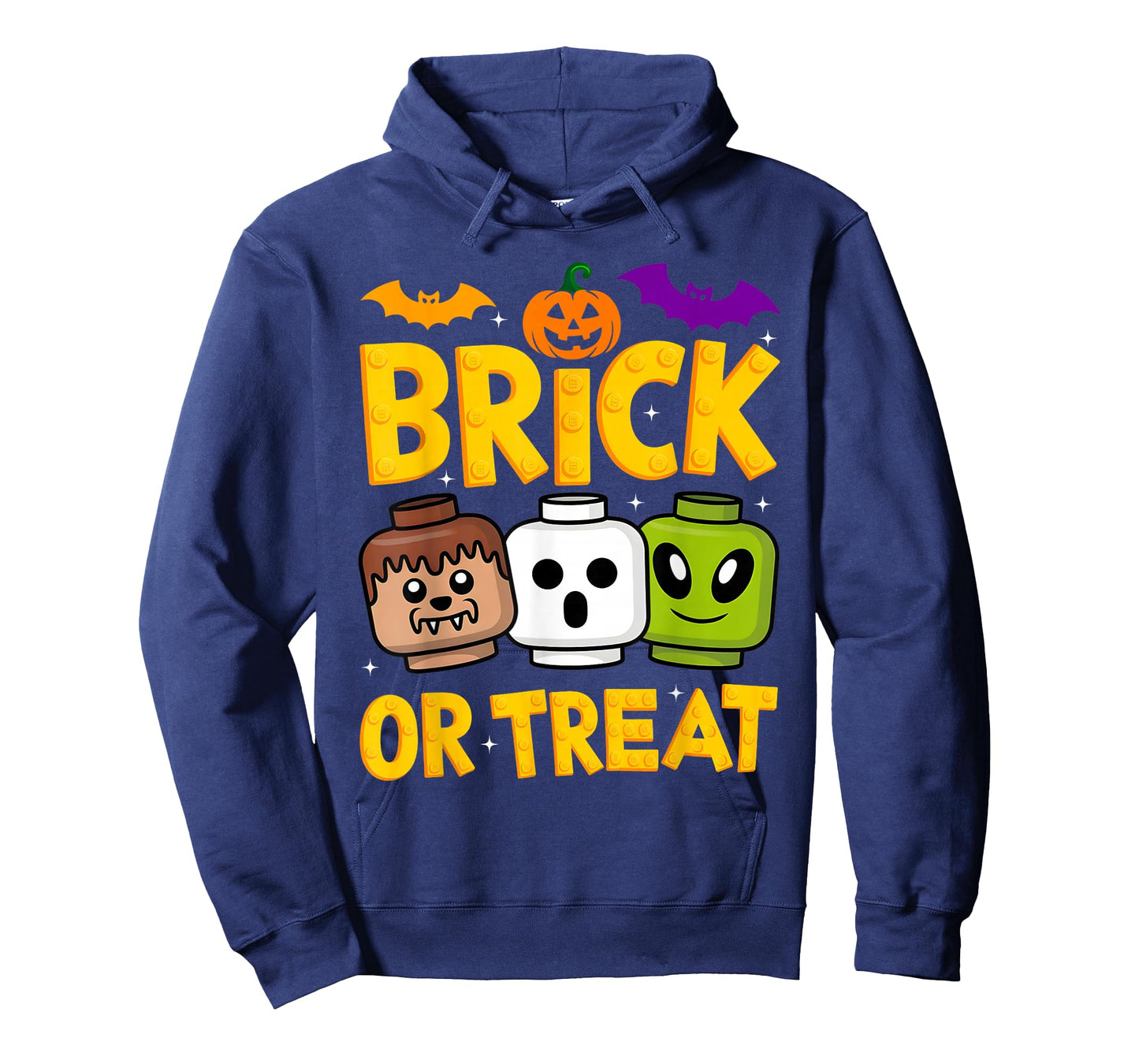 Brick or Treat Halloween Master Builder Blocks Building Kids T-Shirt