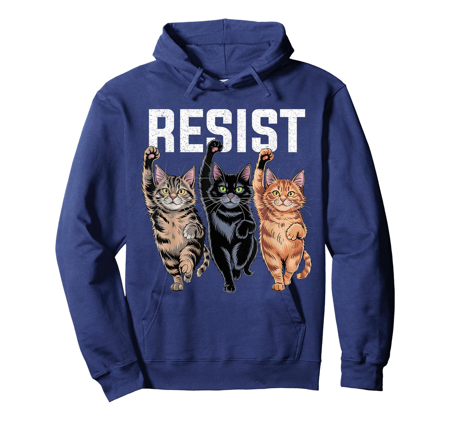 Funny Cats Resist Cat Protest Against Tariffs Men Women Kids T-Shirt