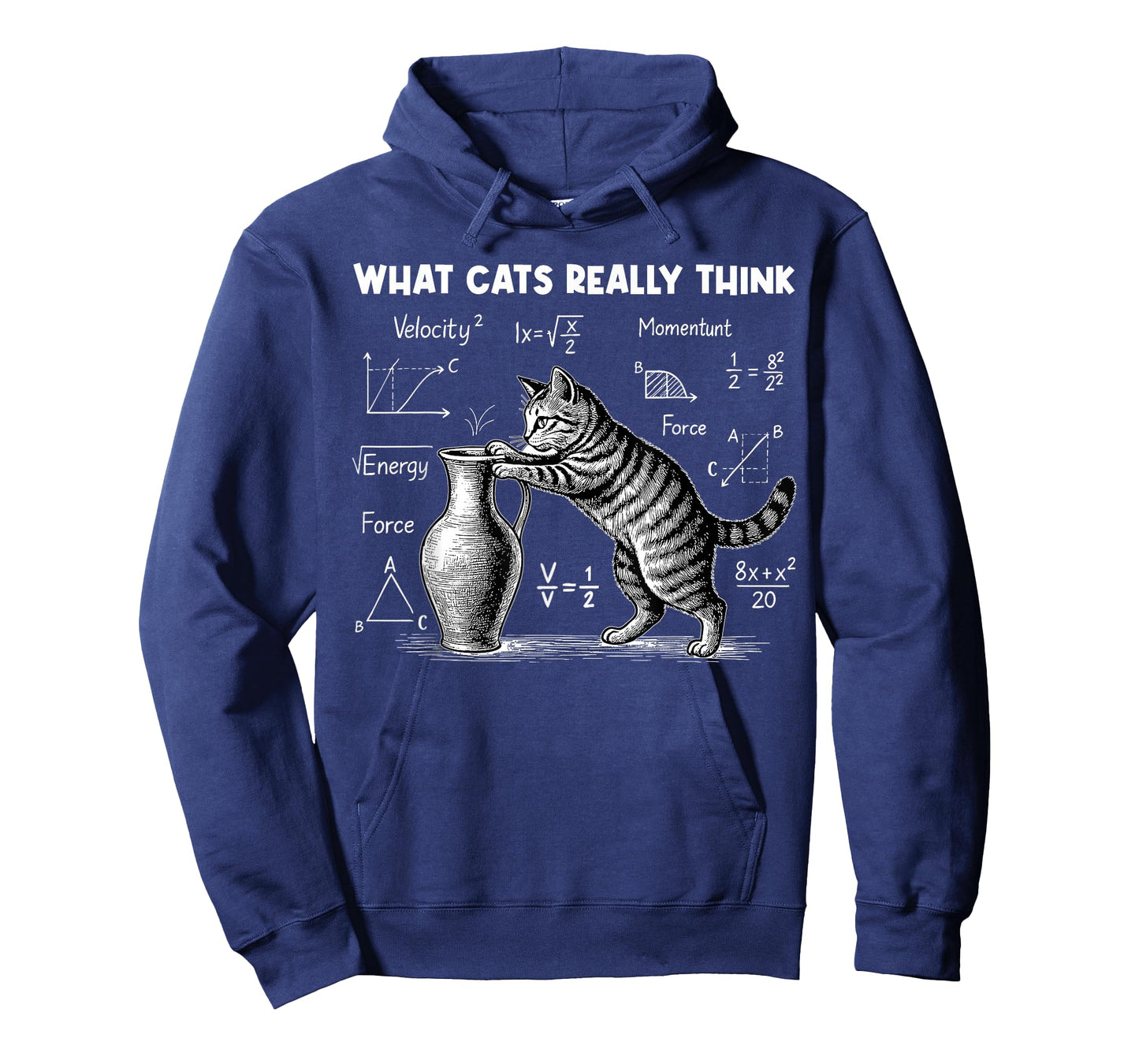 What Cats Really Think Funny Cat Physics Science Teacher T-Shirt