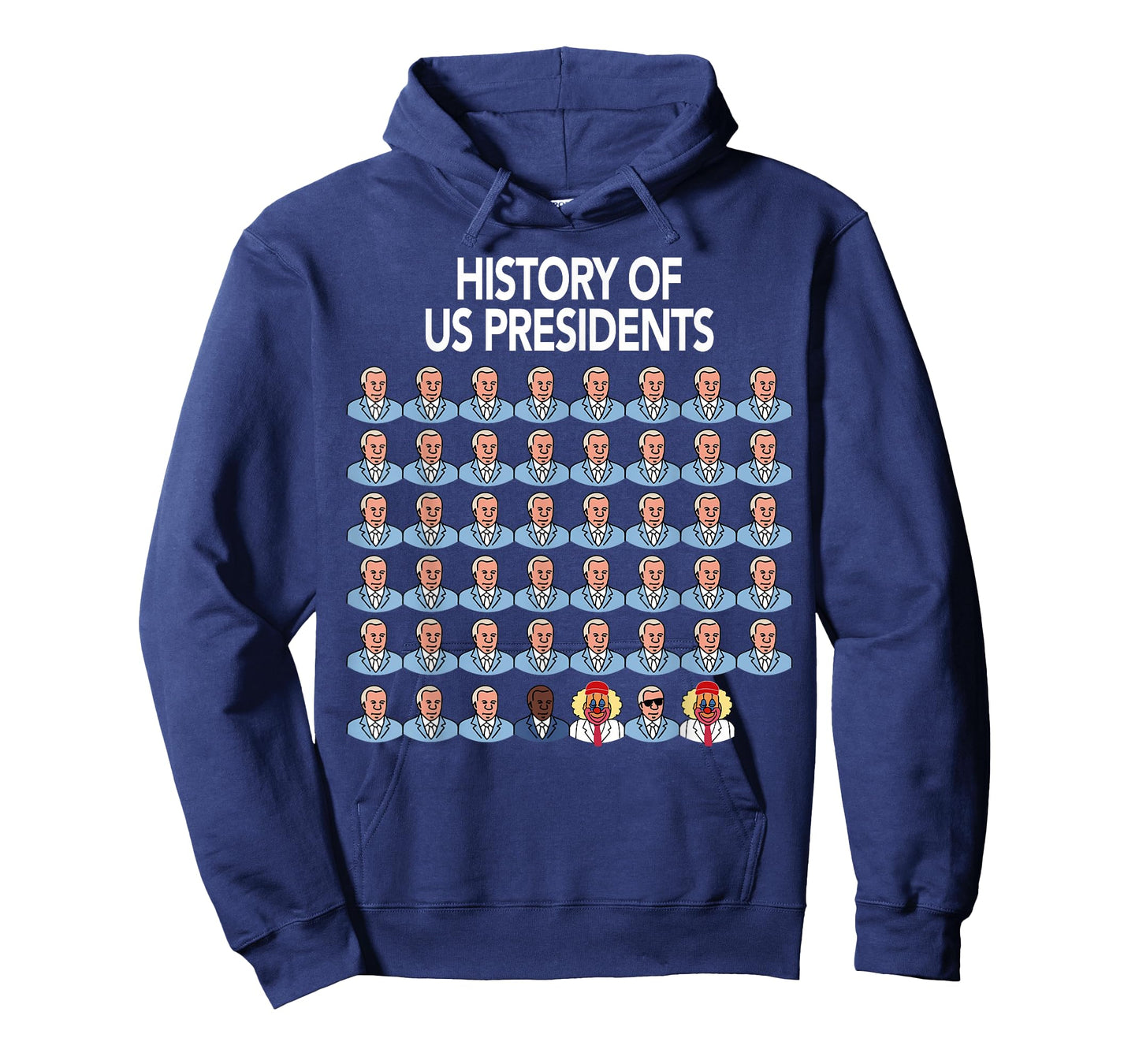 History of US President Funny Trump Clown T-Shirt