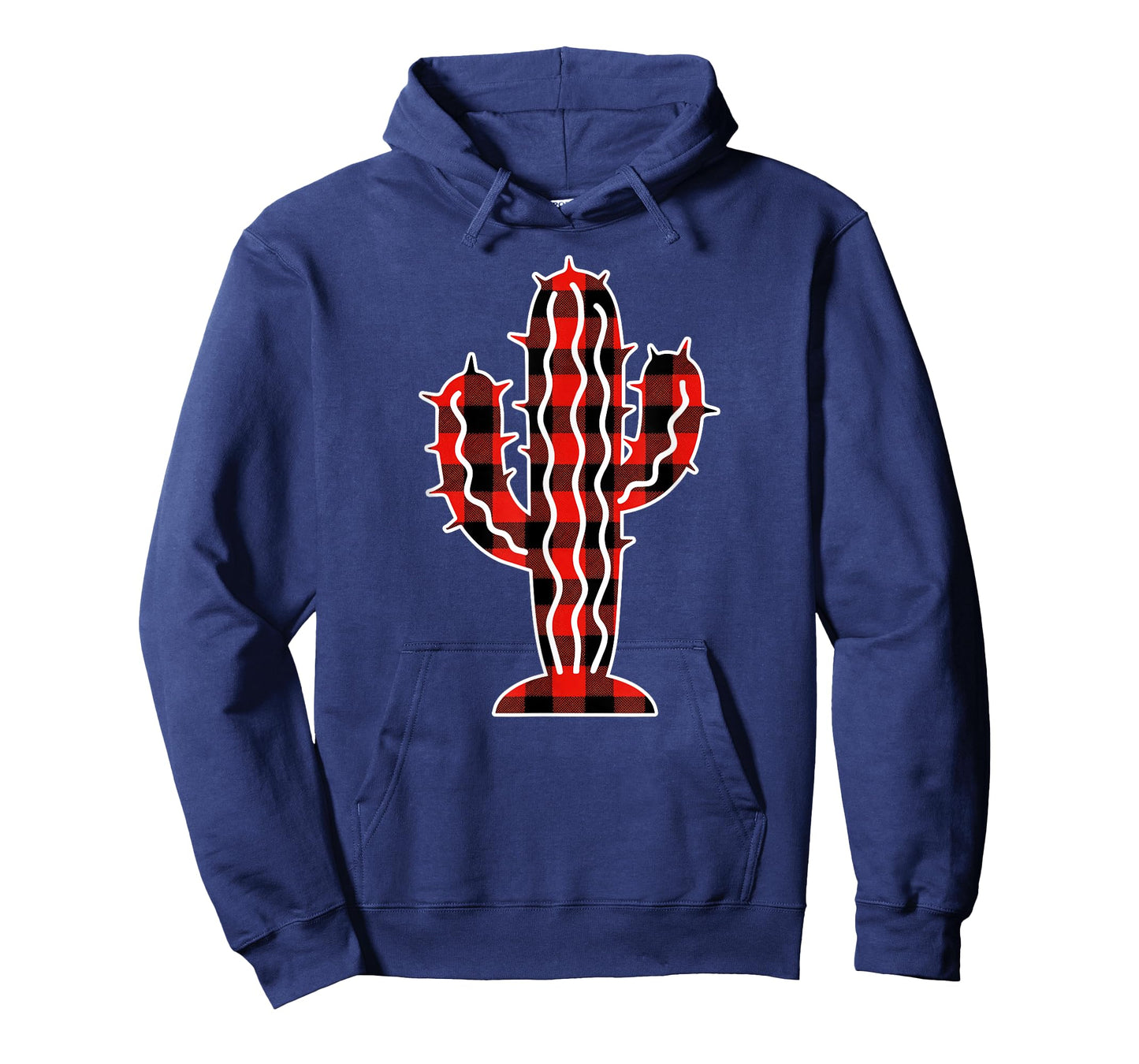 Red Buffalo Plaid Pajama Cactus Christmas T-Shirt