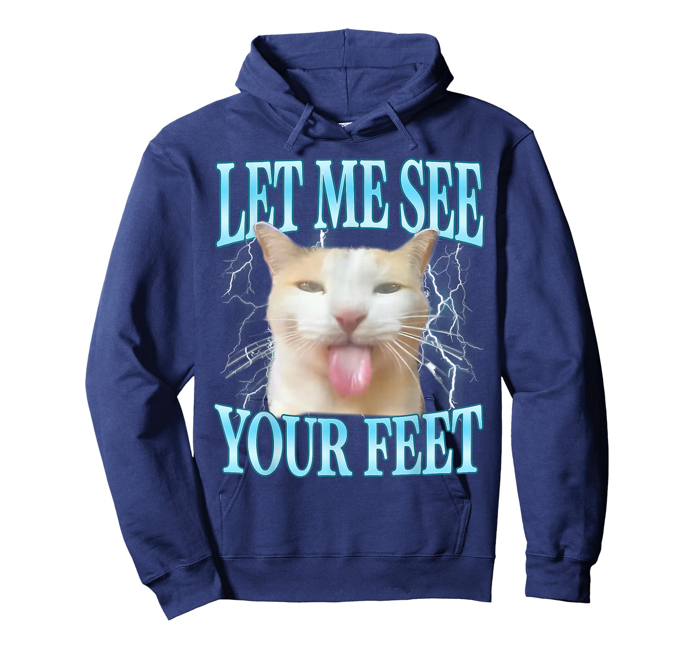 Your Feet Funny Offensive Silly Cat Meme Men Women Vintage T-Shirt