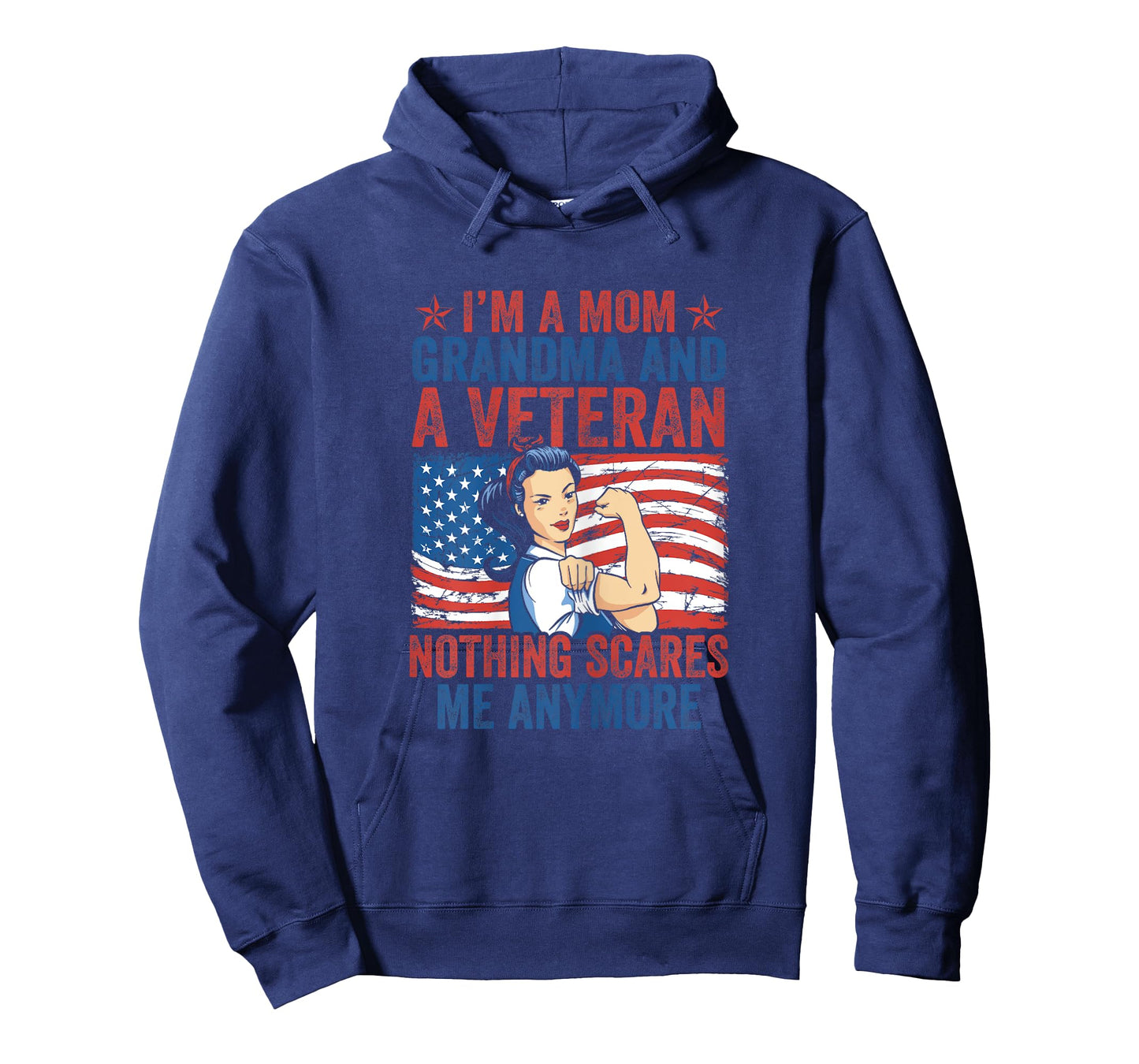 Female Veteran I'm A Mom Grandma And A Veteran Veteran's Day T-Shirt