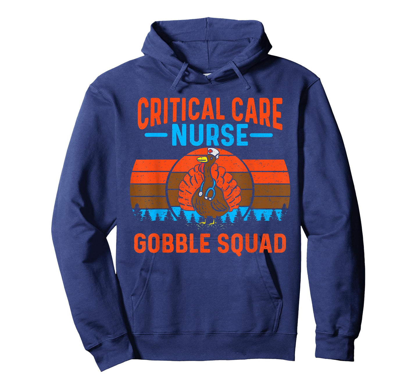 Critical Care Nurse Gobble Squad Turkey Thanksgiving Nurses T-Shirt