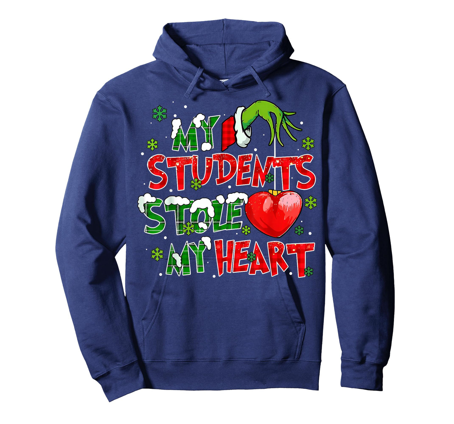 My Students Stole My Heart Christmas Xmas Teacher Pajamas T-Shirt