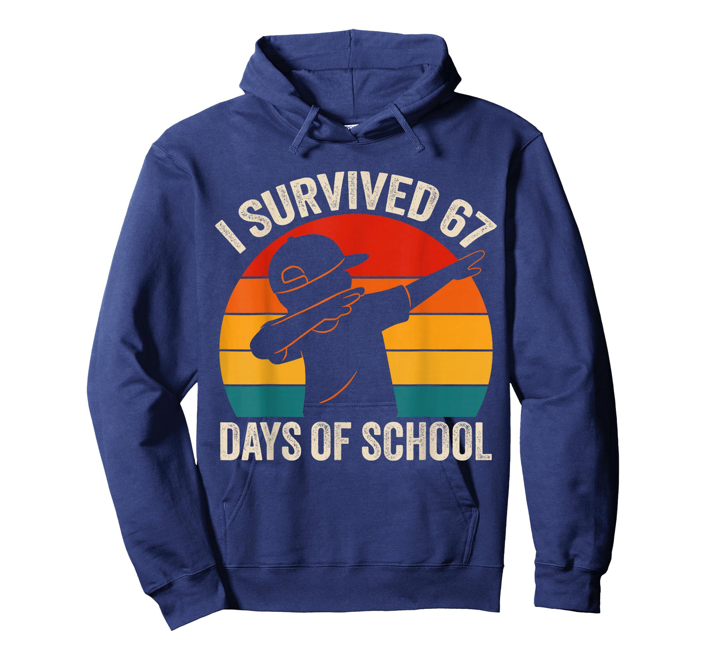 I Survived 67 Days of School Dabbing Six Seven Meme Boys T-Shirt