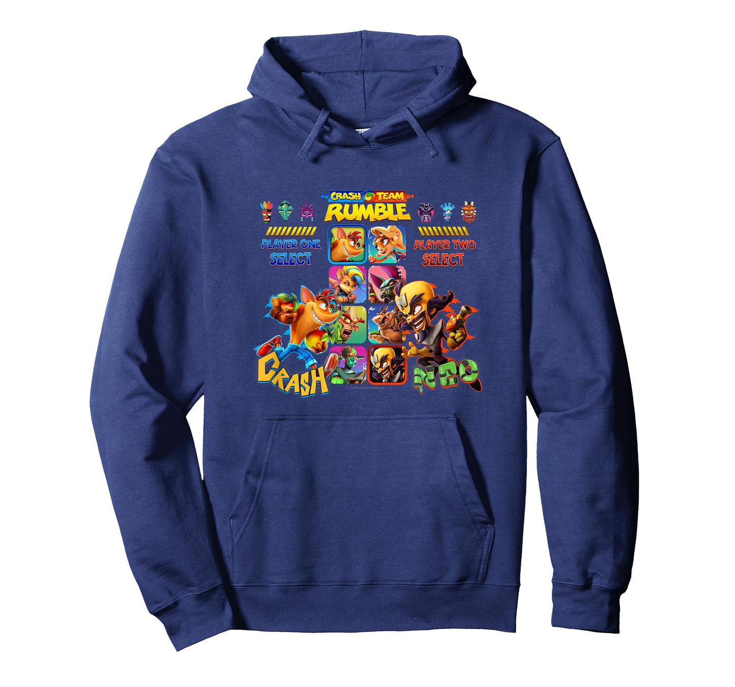 Crash Team Rumble Dr. Neo Cortex vs. Crash Game Screen Logo T-Shirt