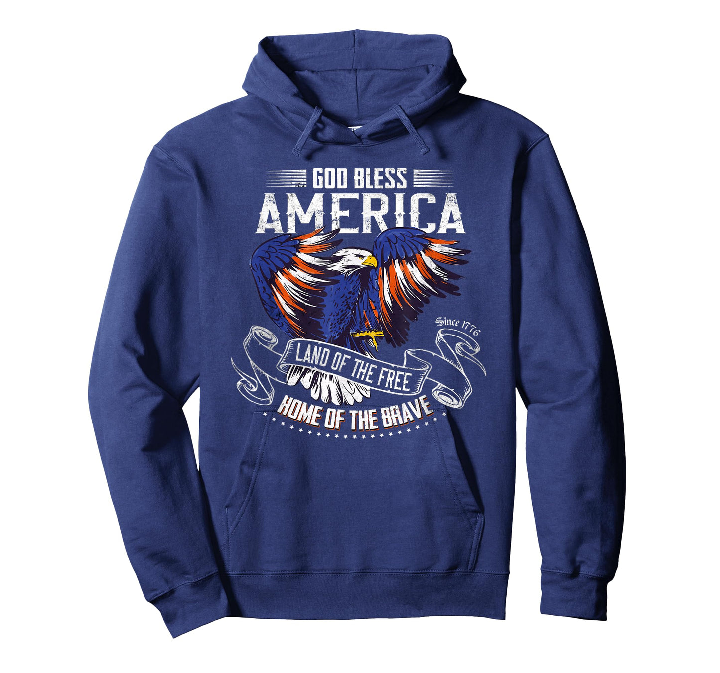 God Bless America | Land of The Free Because of The Brave T-Shirt