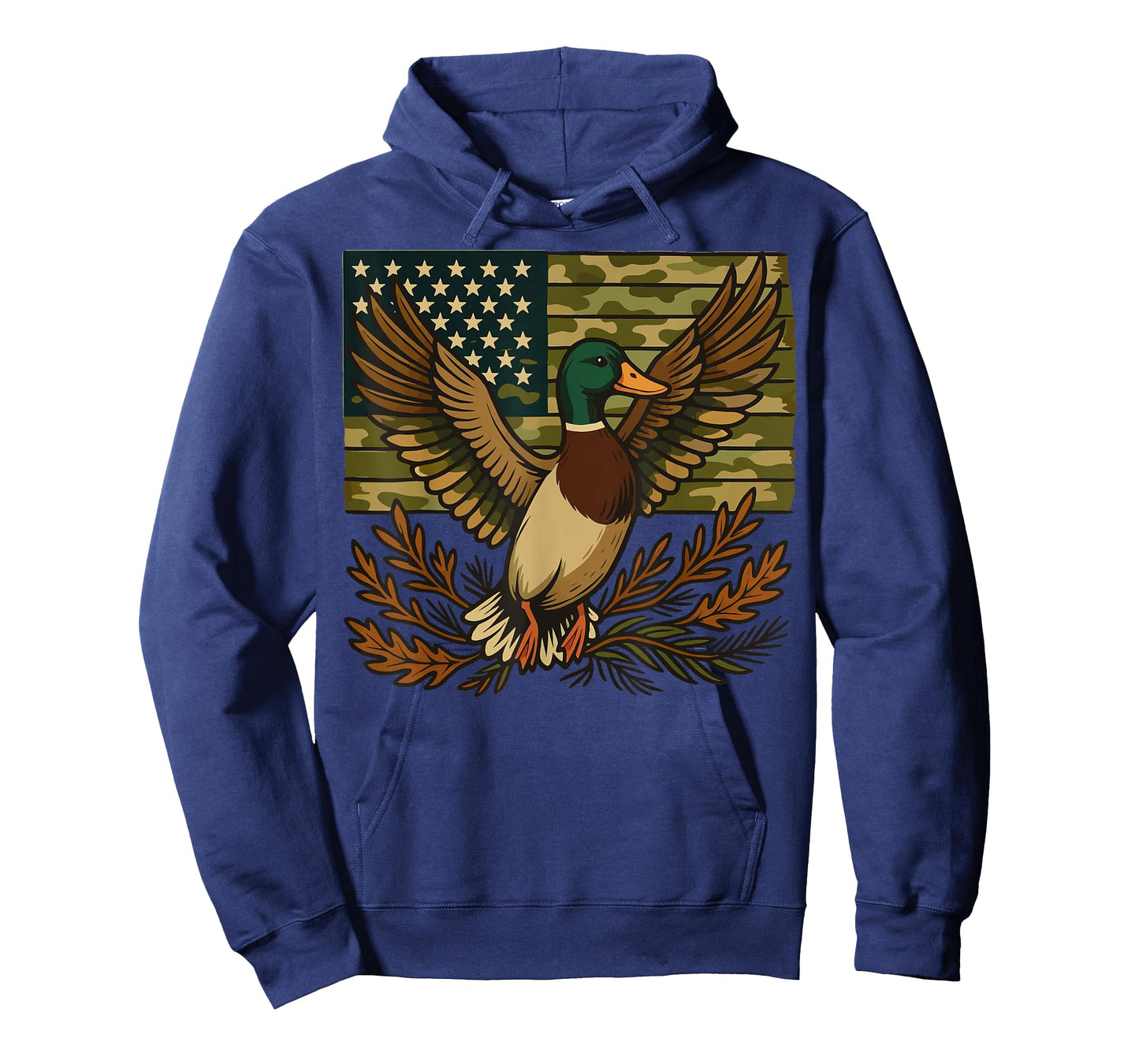 Duck American Flag Duck Hunting T-Shirt