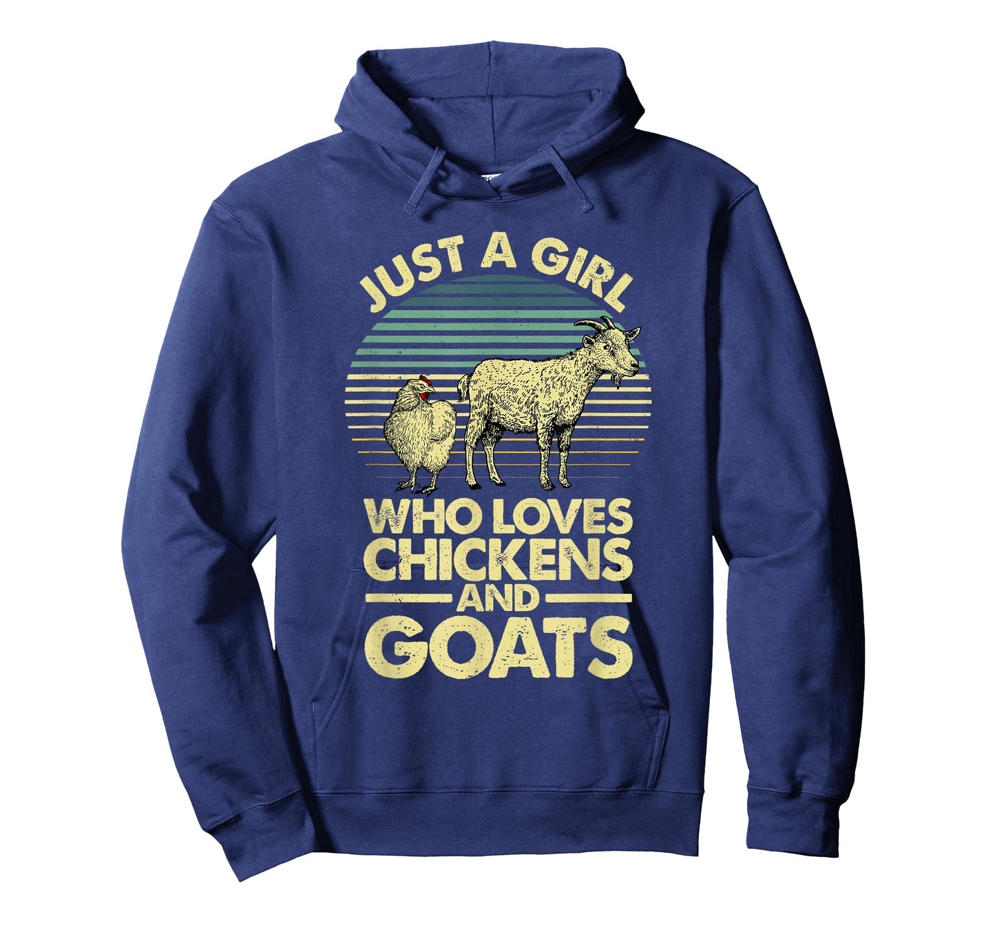 Cool Chicken Goat For Women Girls Chicken Farmer Goat Lovers T-Shirt